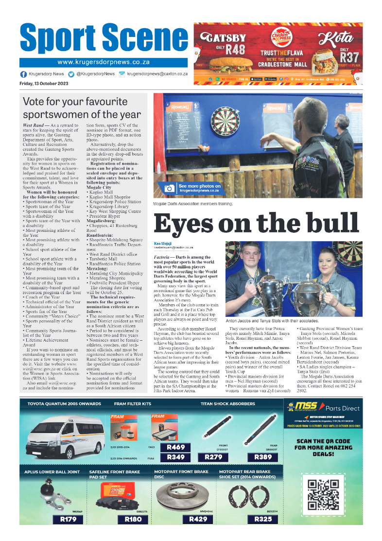 Krugersdorp News 13 October 2023 page 12