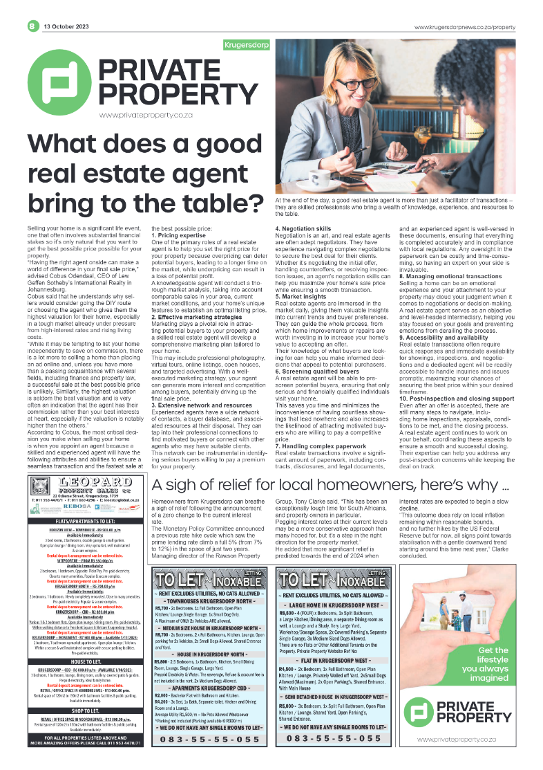 Krugersdorp News 13 October 2023 page 8