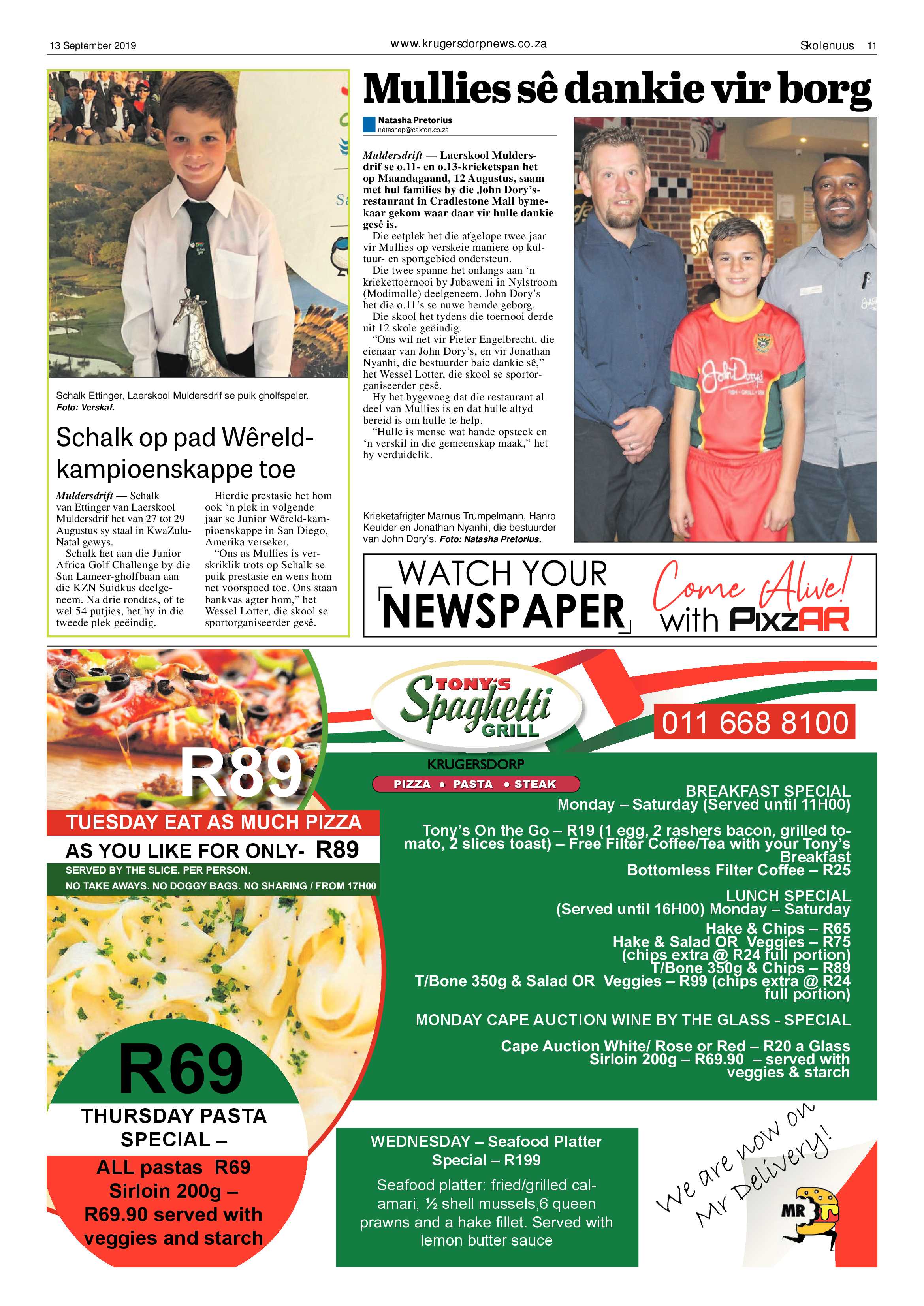 Krugersdorp News 13 September 2019 page 11