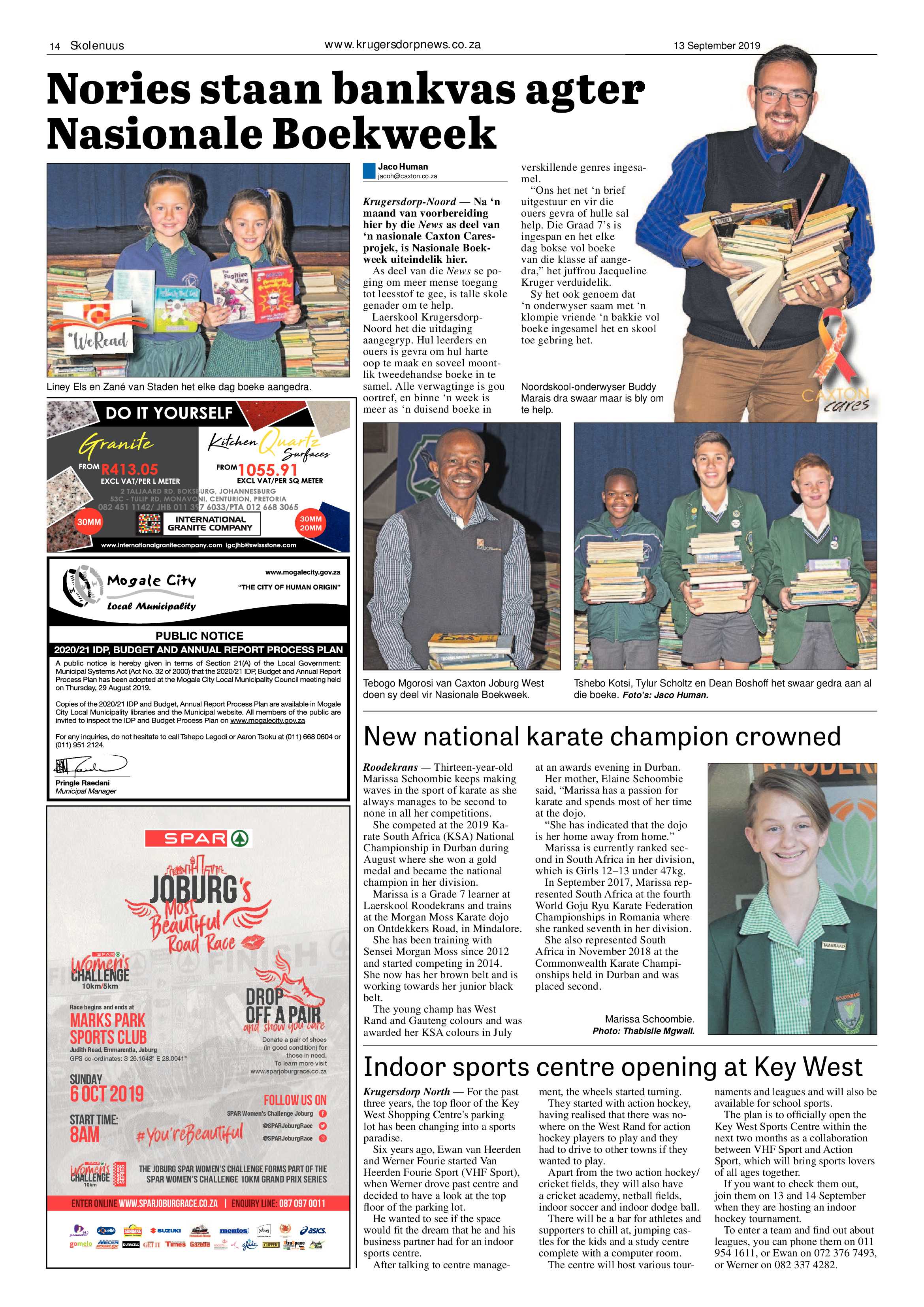 Krugersdorp News 13 September 2019 page 14