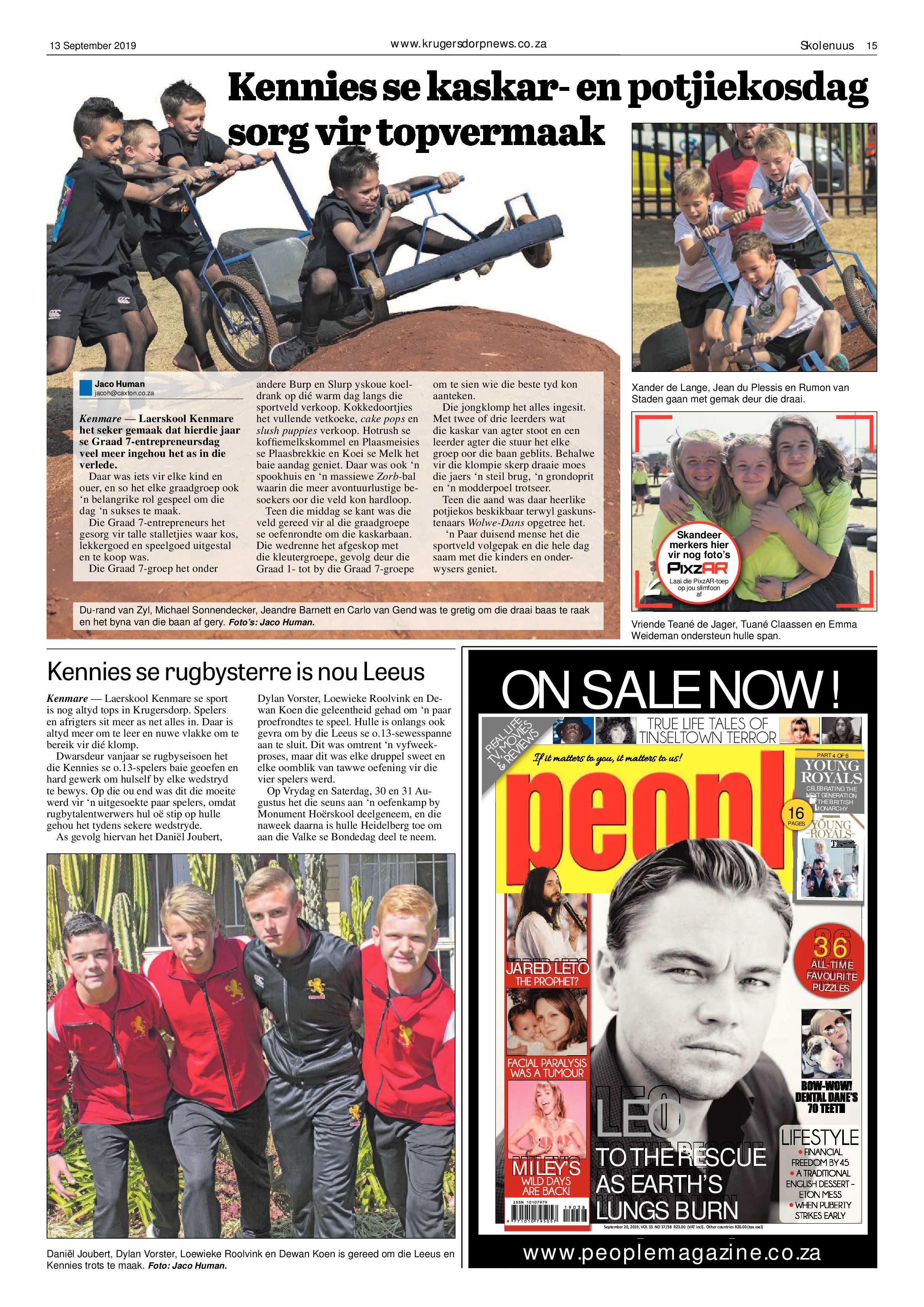 Krugersdorp News 13 September 2019 page 15