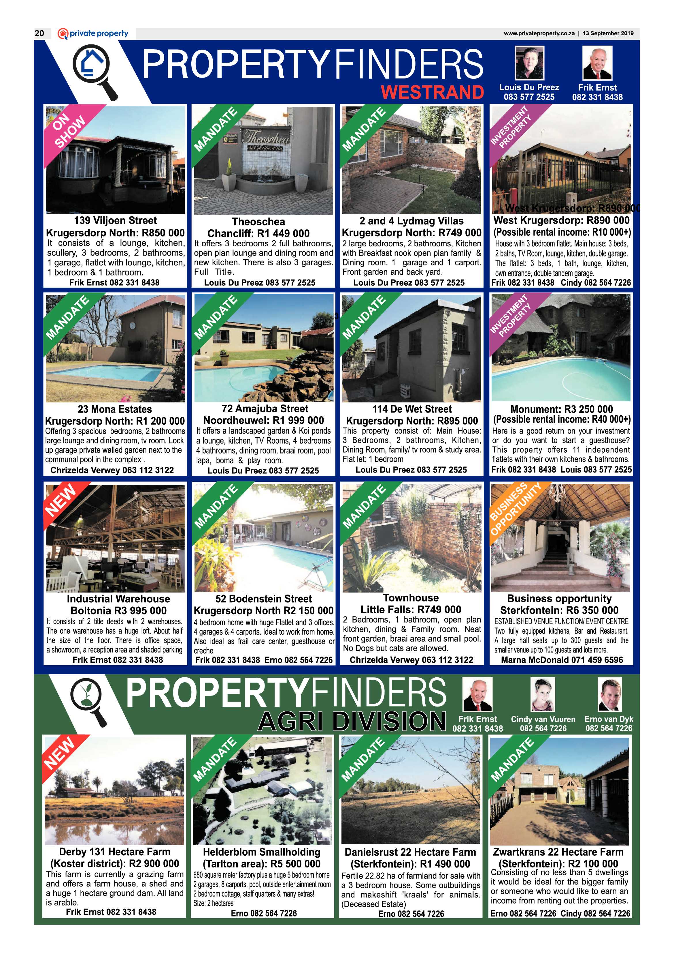 Krugersdorp News 13 September 2019 page 20