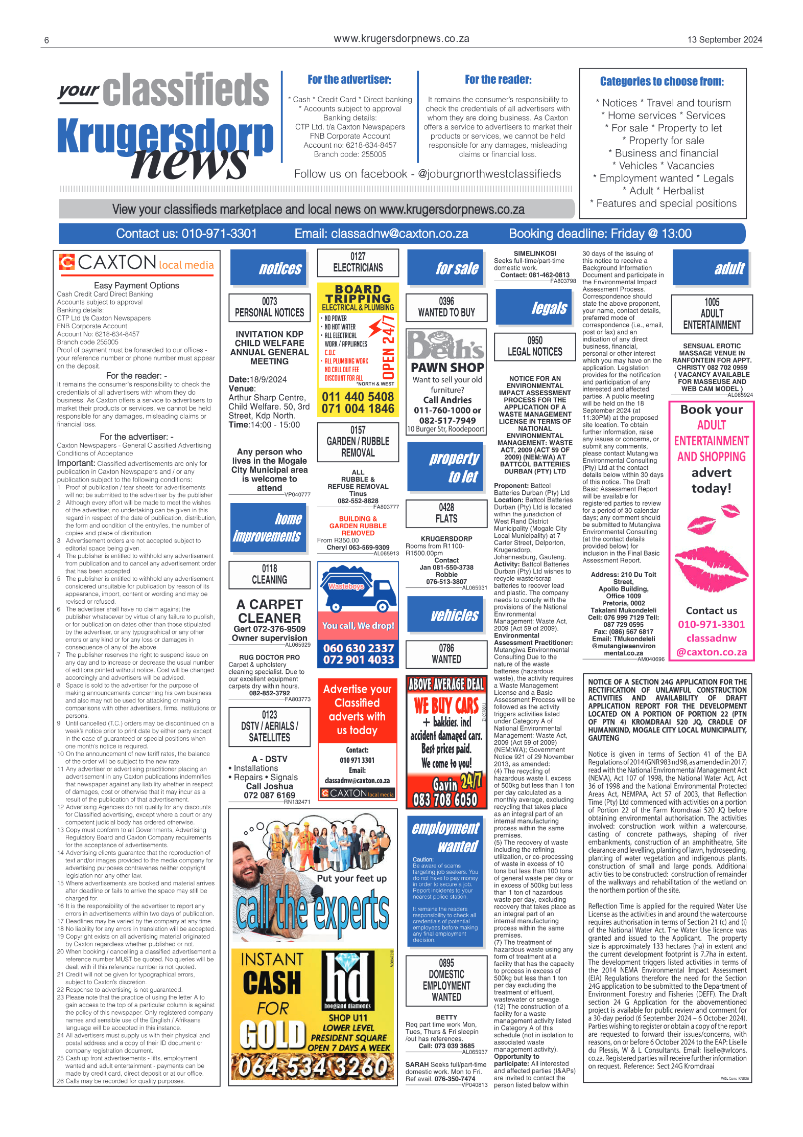 Krugersdorp News 13 September 2024 page 6