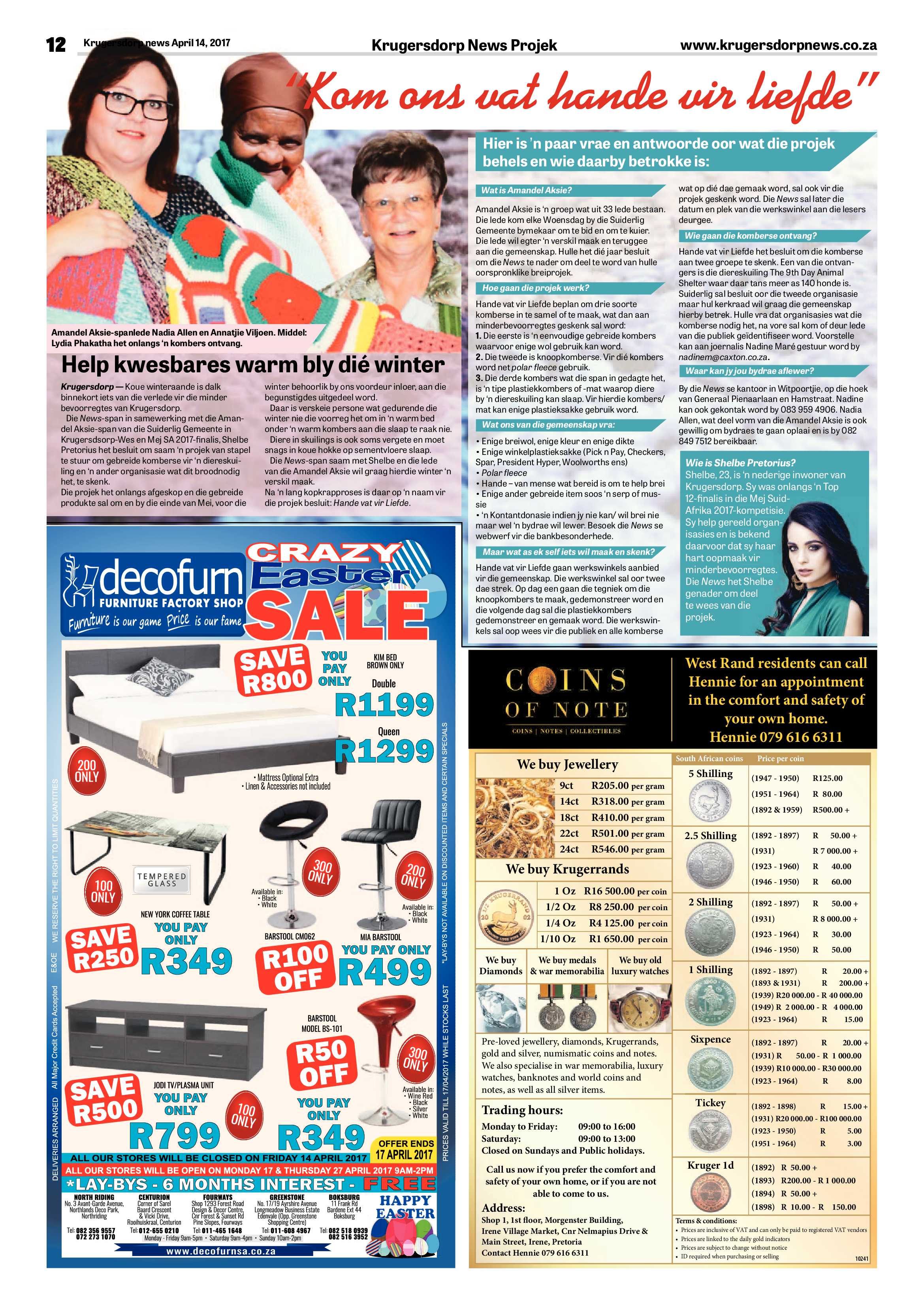 Krugersdorp News 14 April 2017 page 12