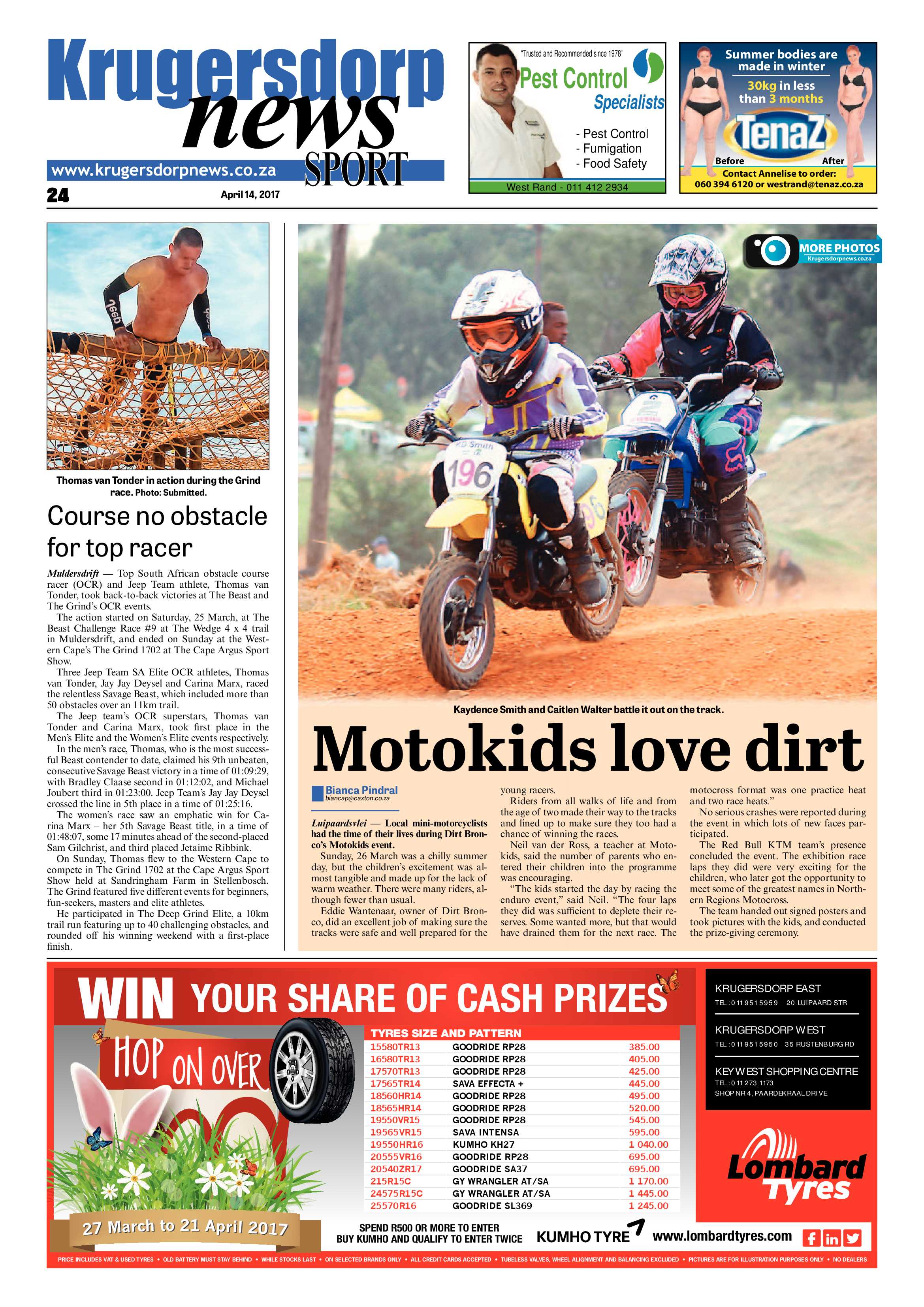 Krugersdorp News 14 April 2017 page 24