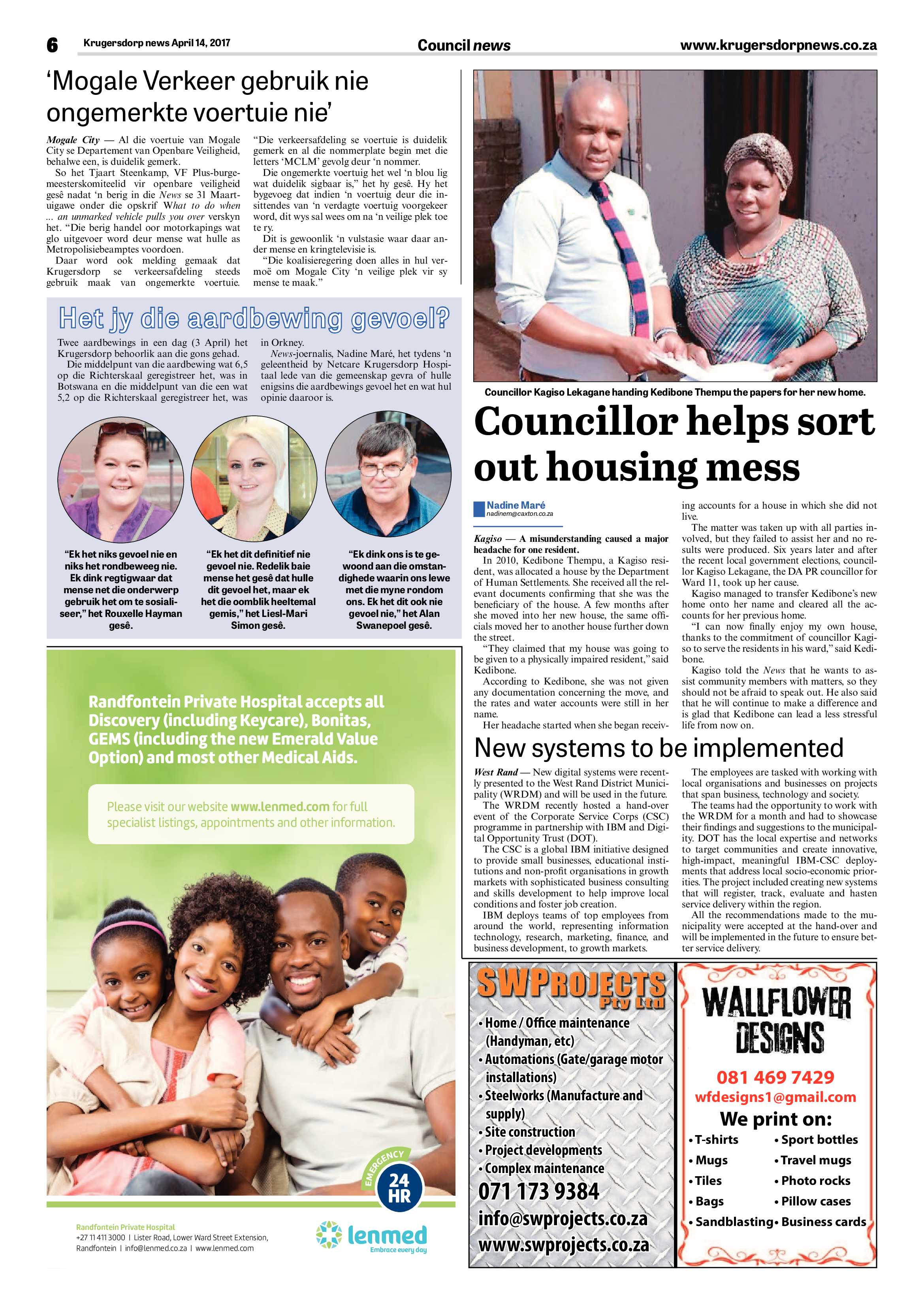 Krugersdorp News 14 April 2017 page 6
