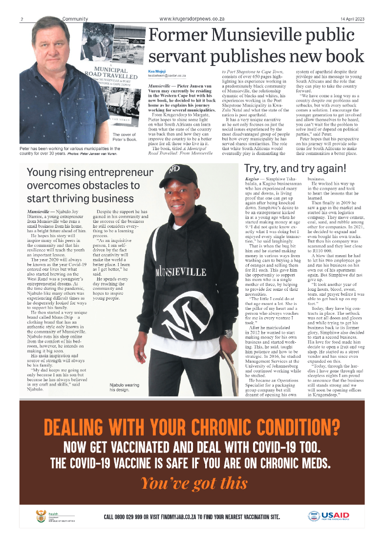 Krugersdorp News 14 April 2023 page 2