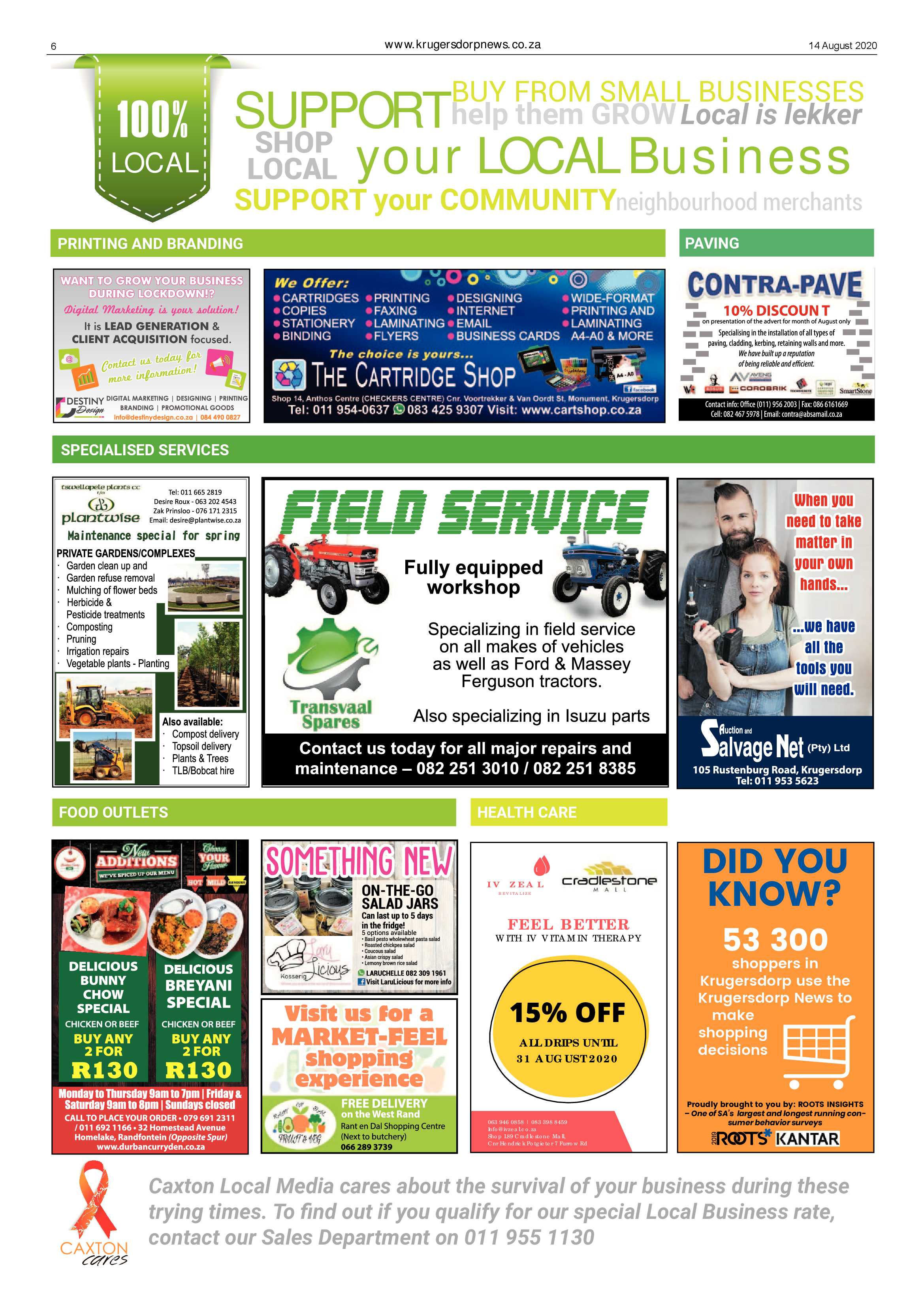 Krugersdorp News 14 August 2020 page 6