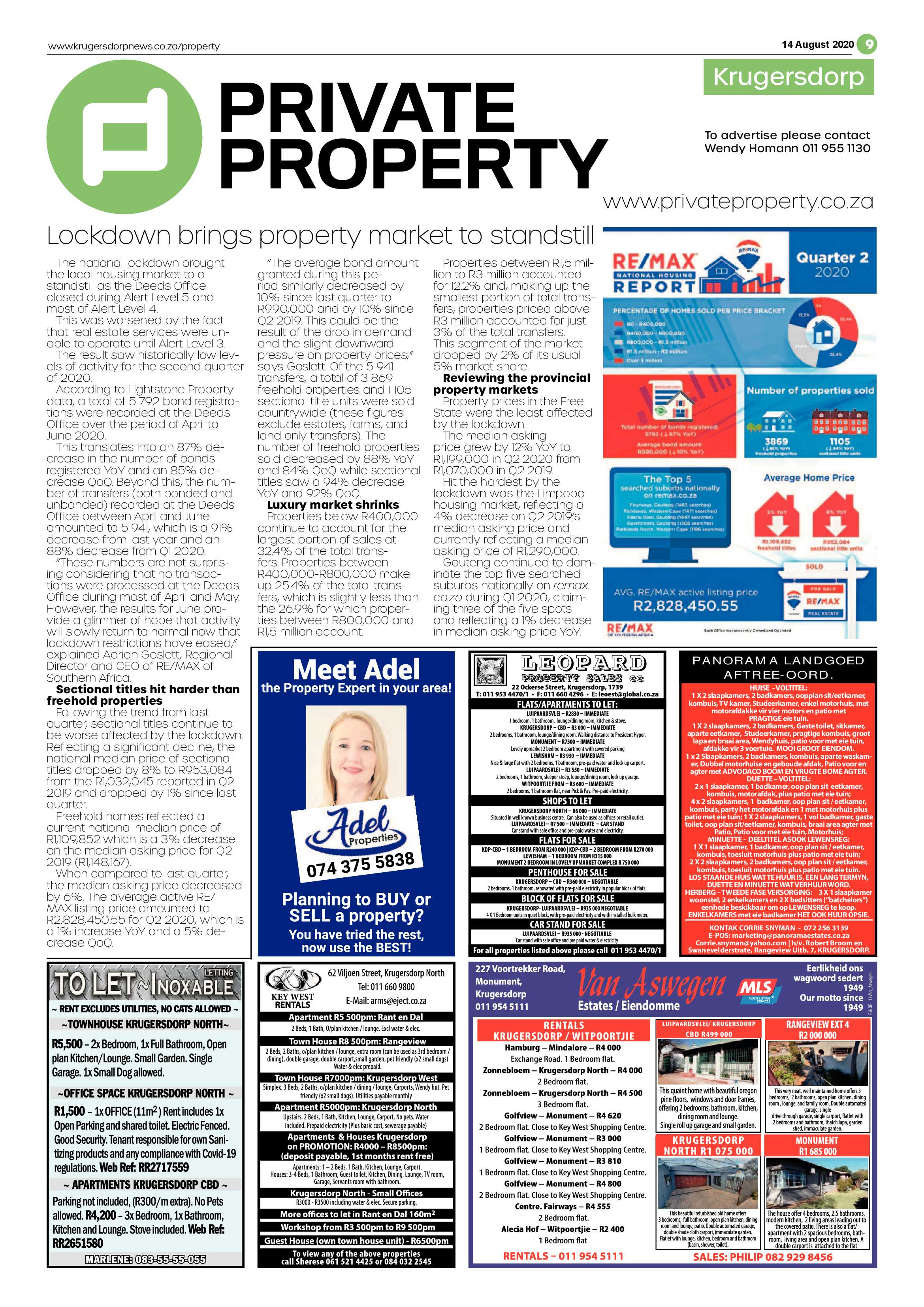 Krugersdorp News 14 August 2020 page 9