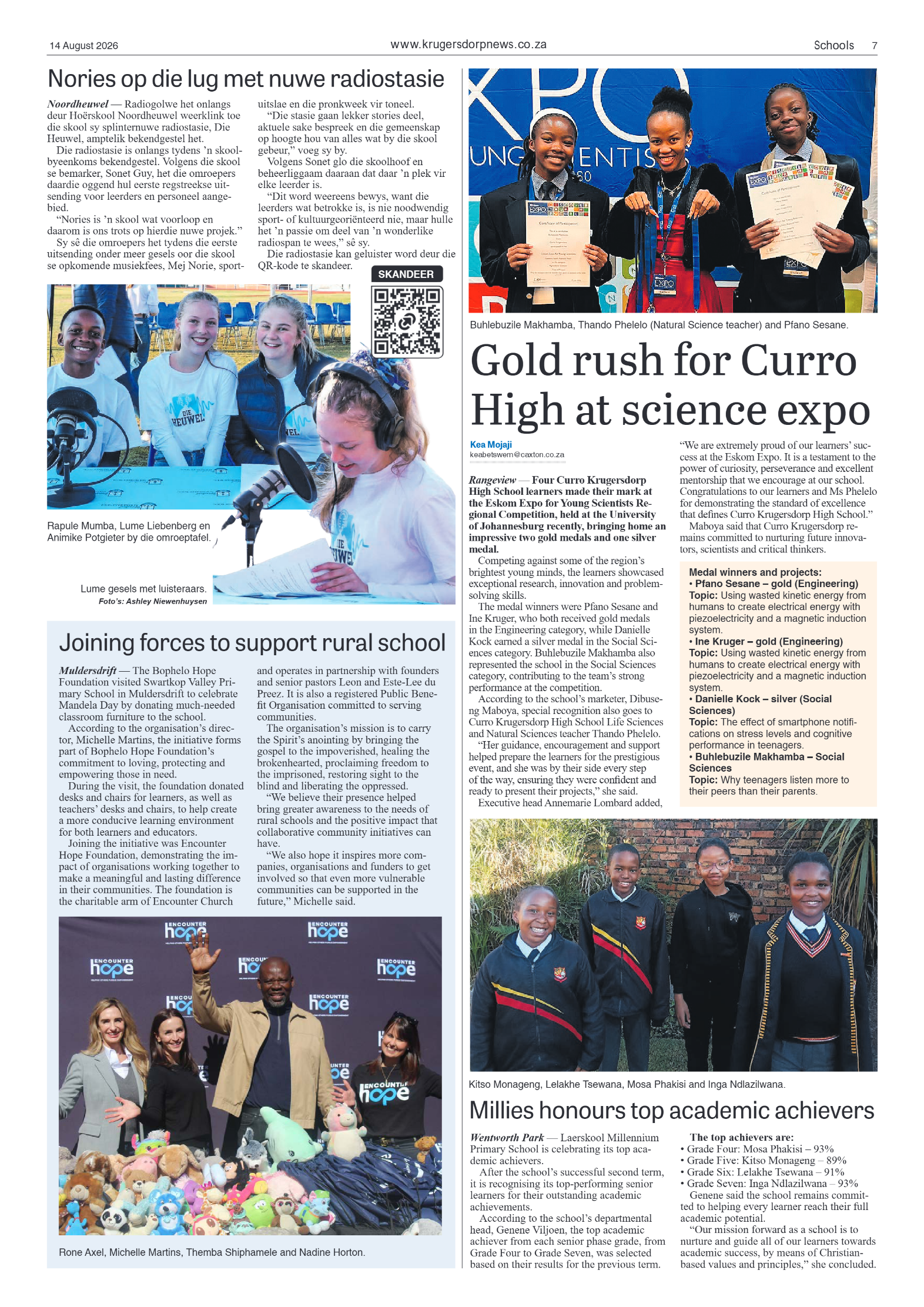 Krugersdorp News 14 August 2026 page 7