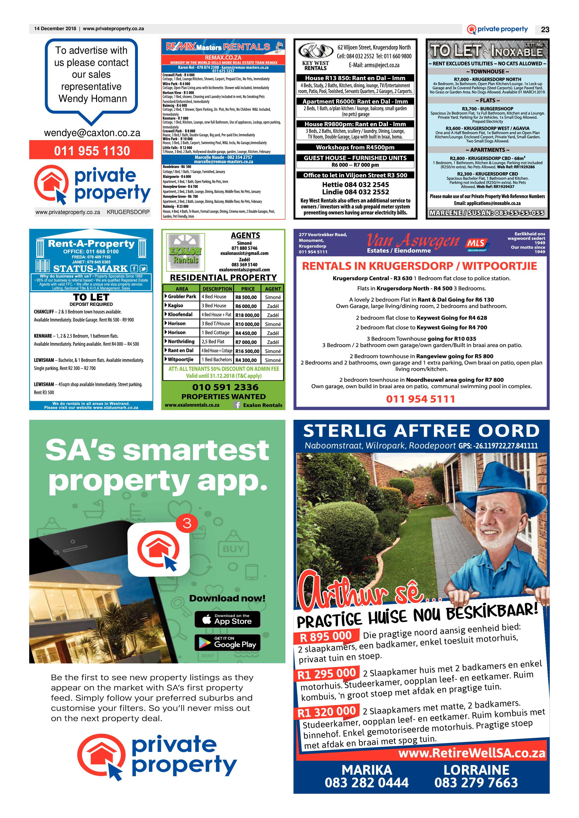 Krugersdorp News 14 December 2018 page 23