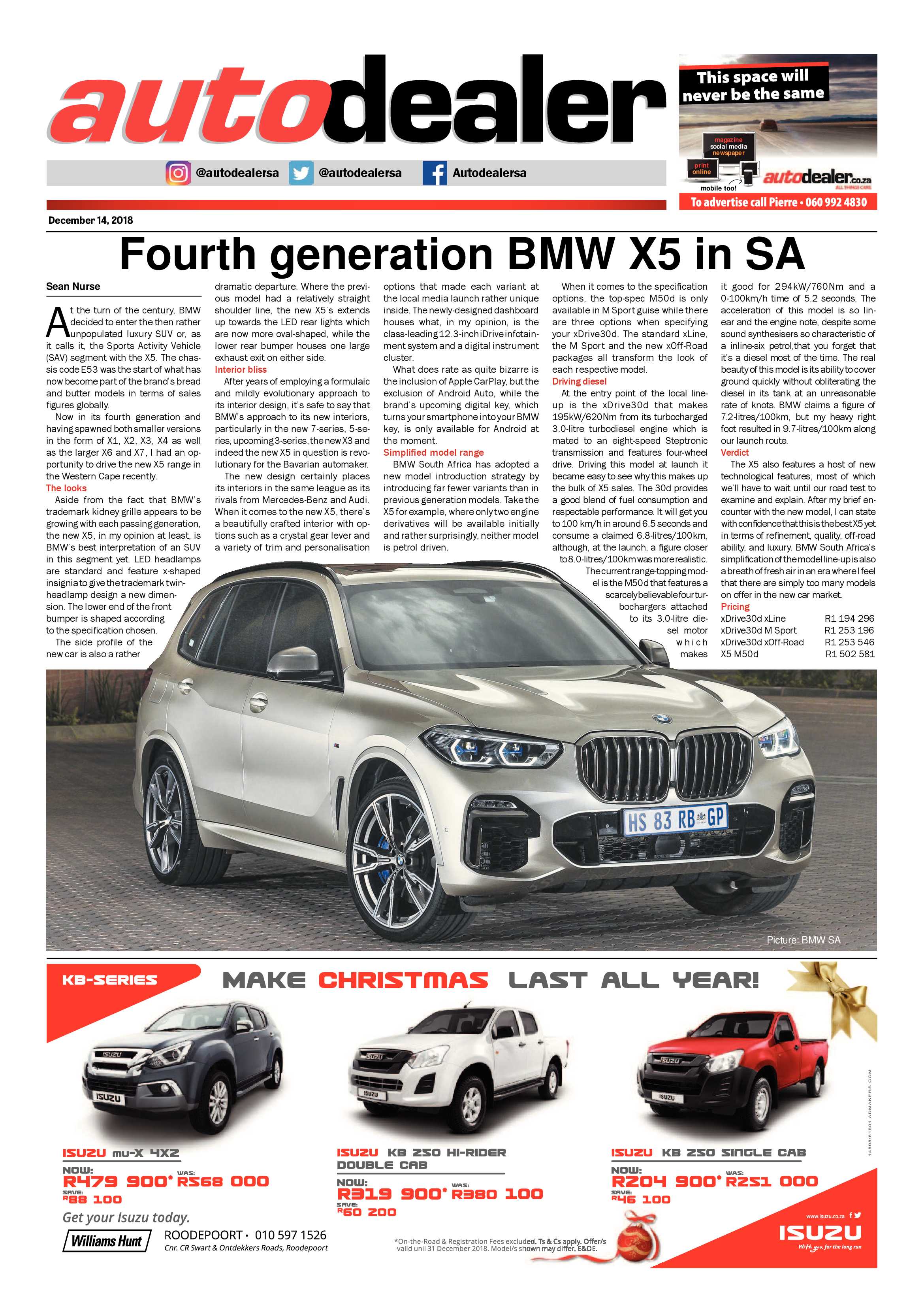 Krugersdorp News 14 December 2018 page 28