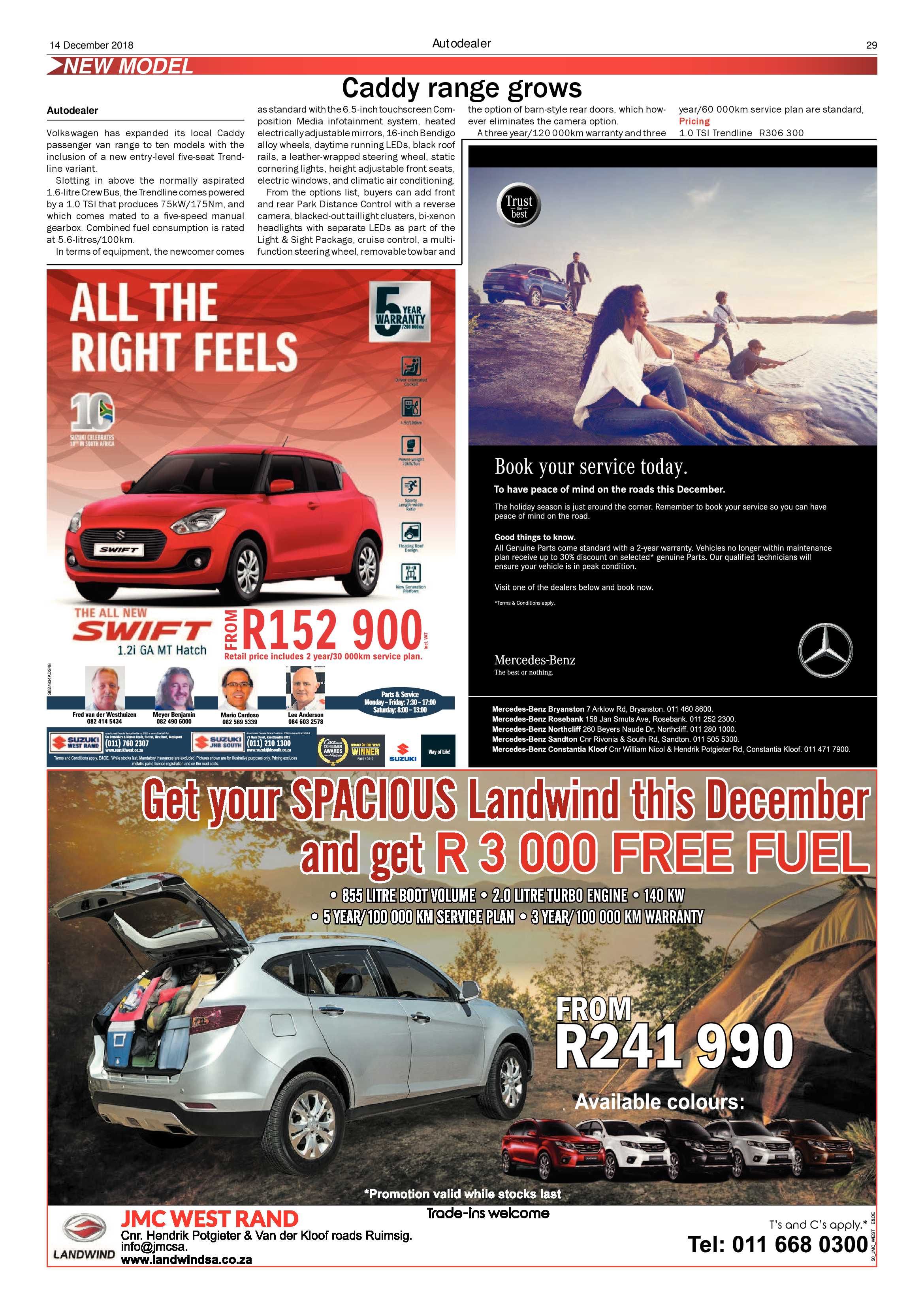 Krugersdorp News 14 December 2018 page 29