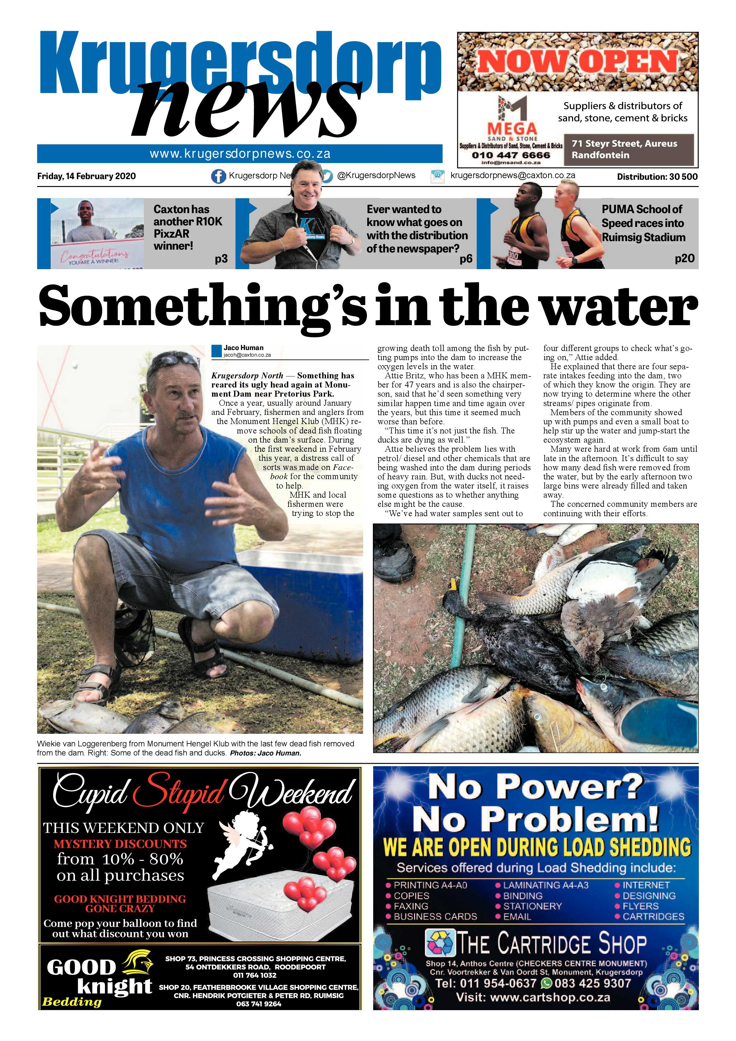 Krugersdorp News 14 February 2020 page 1
