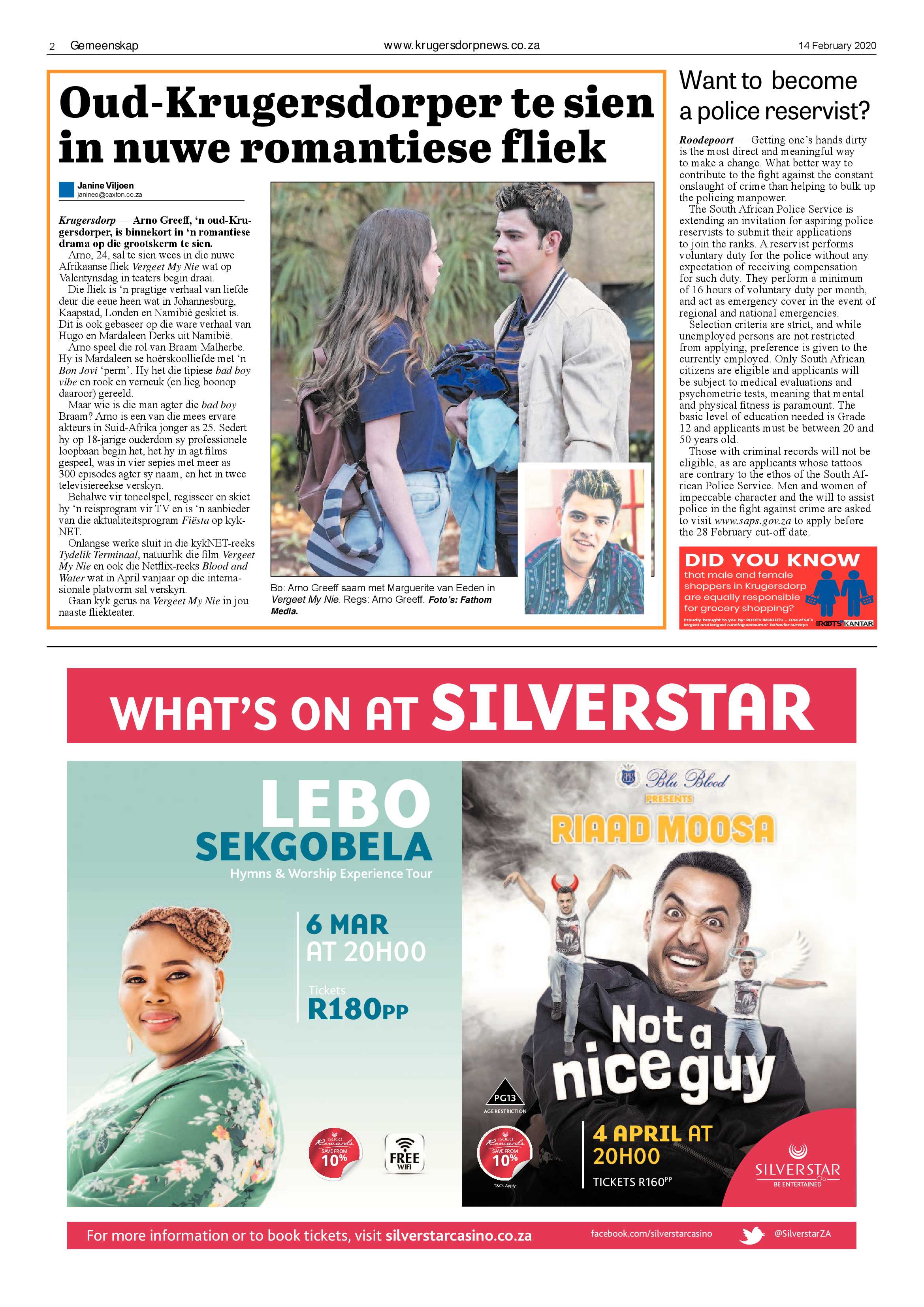 Krugersdorp News 14 February 2020 page 2