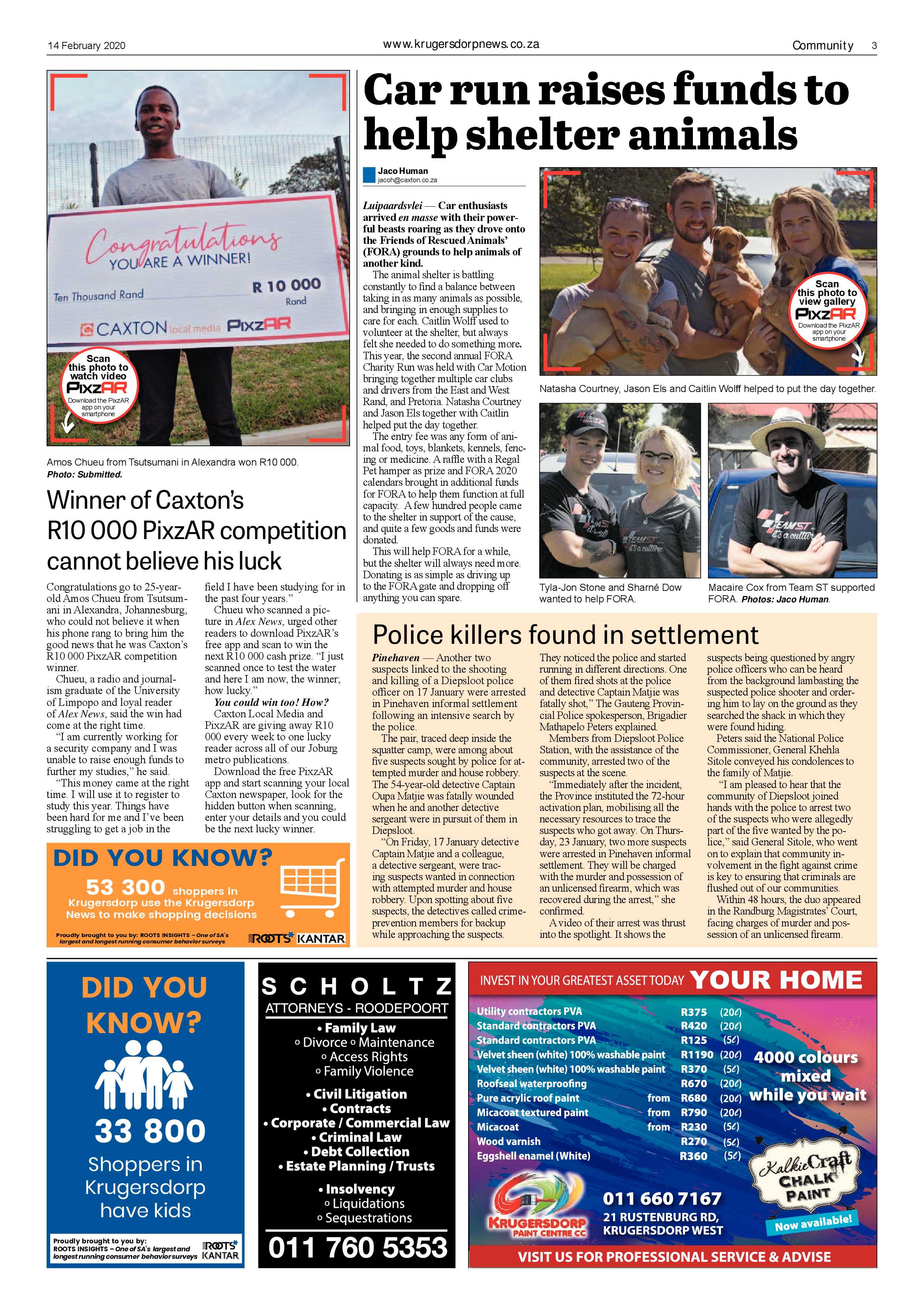 Krugersdorp News 14 February 2020 page 3