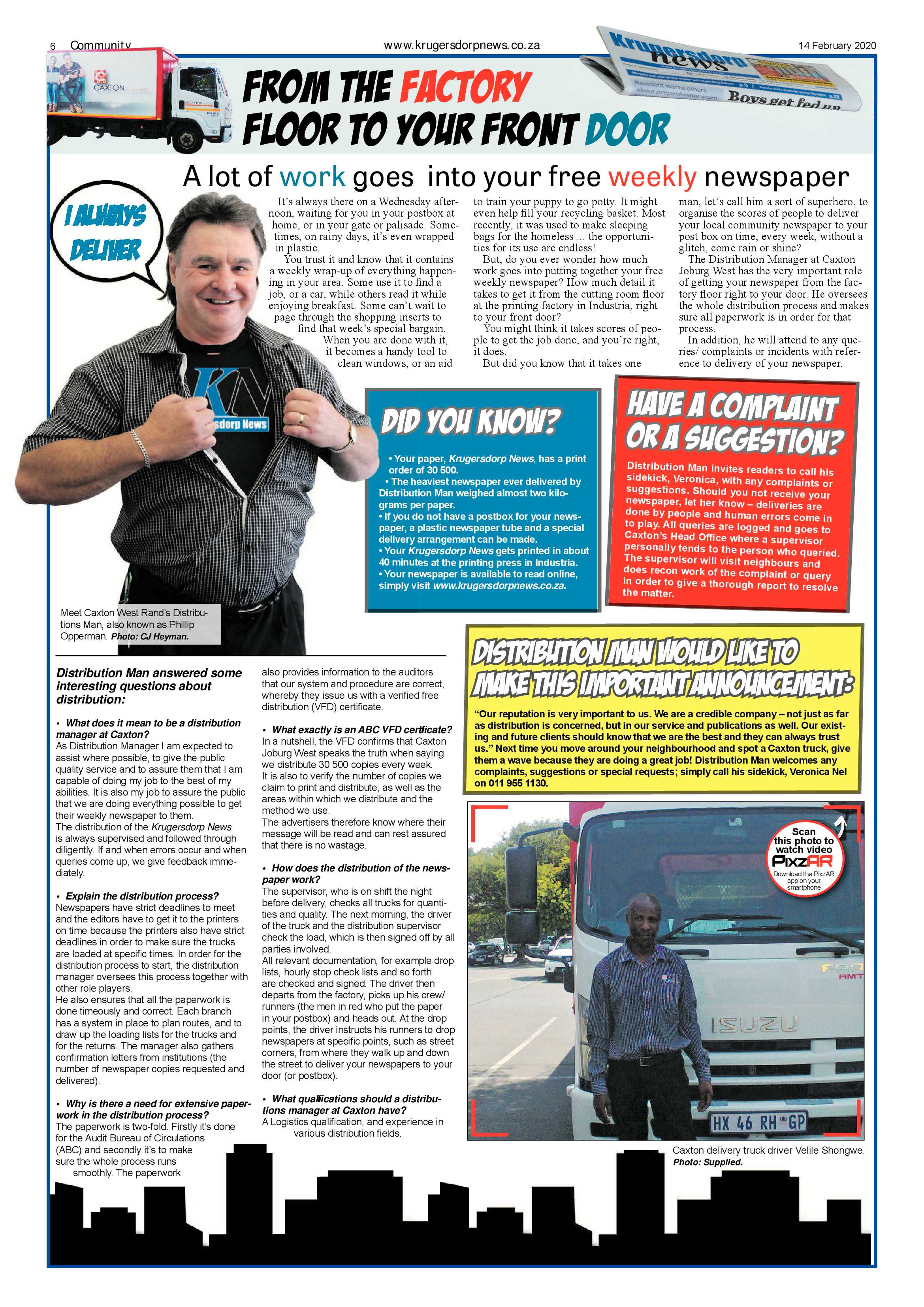 Krugersdorp News 14 February 2020 page 6