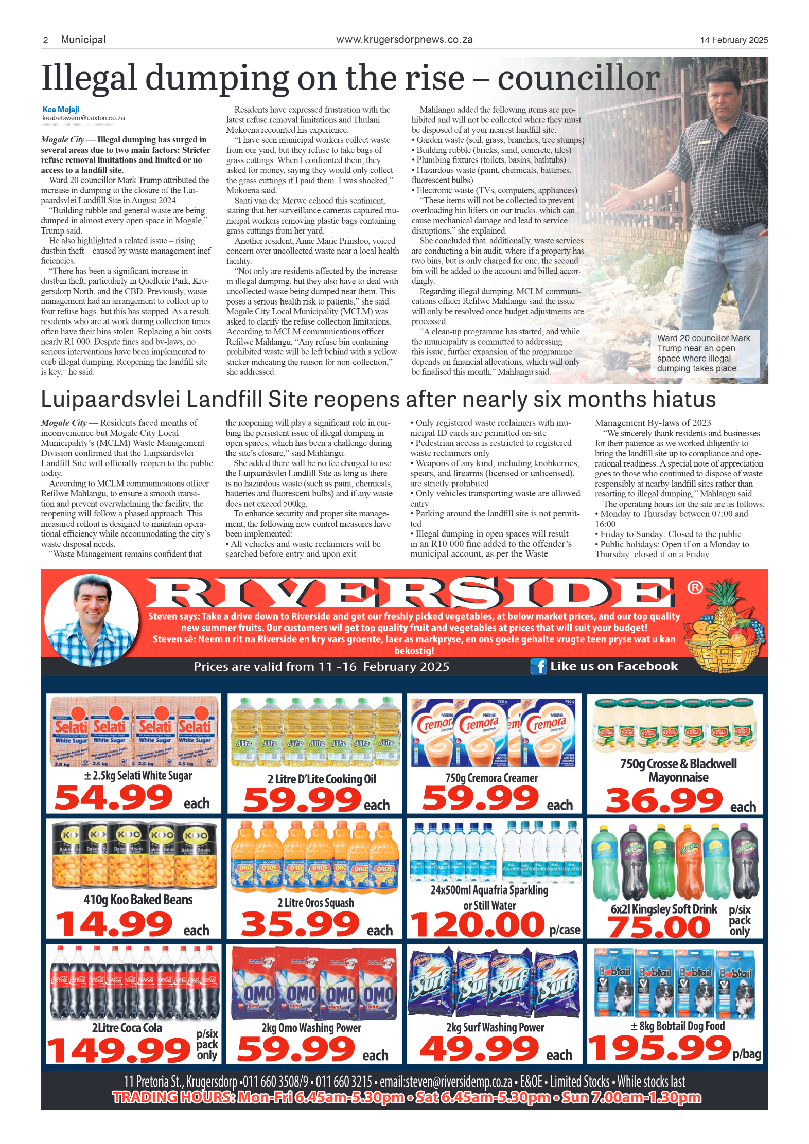 Krugersdorp News 14 February 2025 page 2