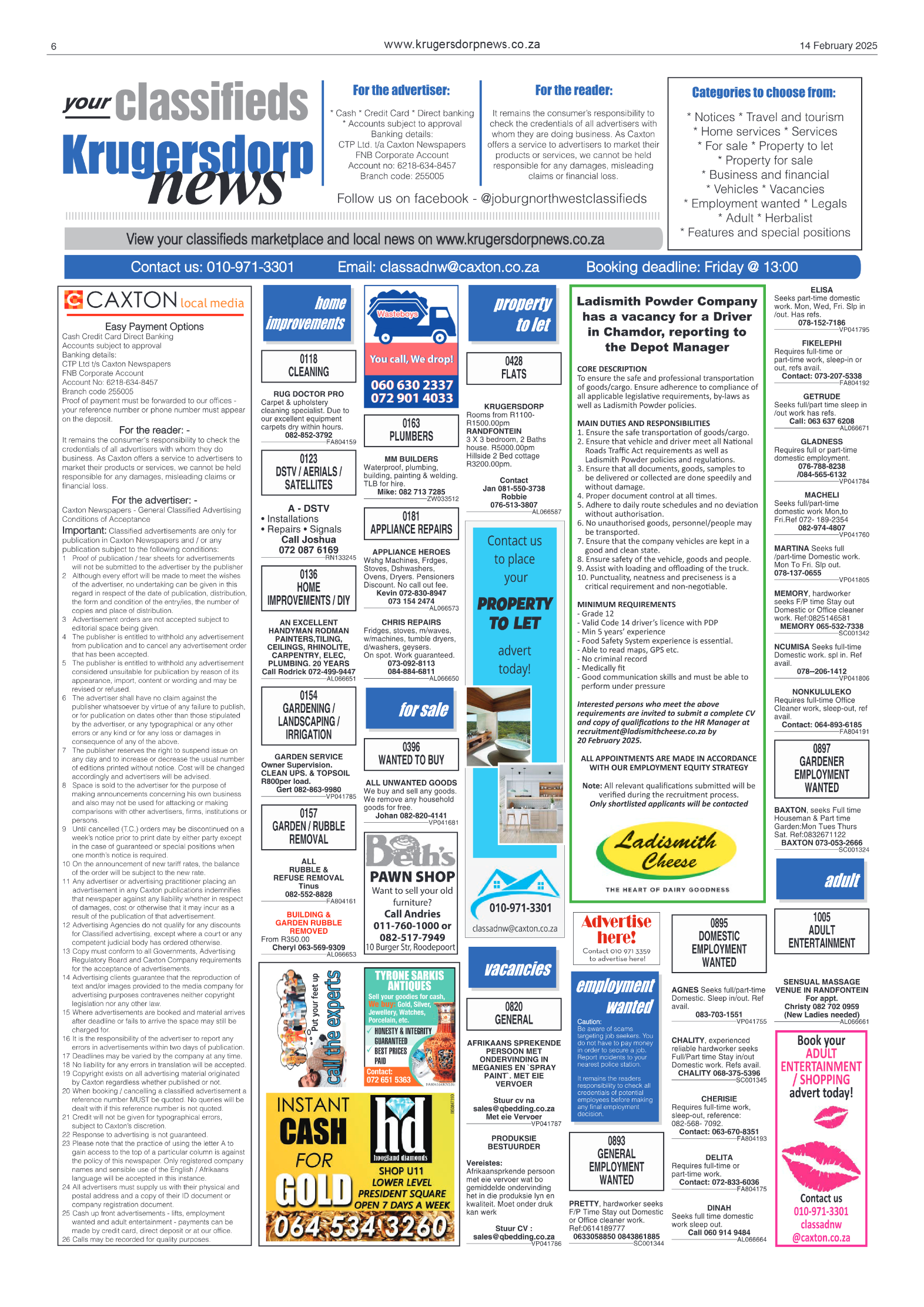 Krugersdorp News 14 February 2025 page 6