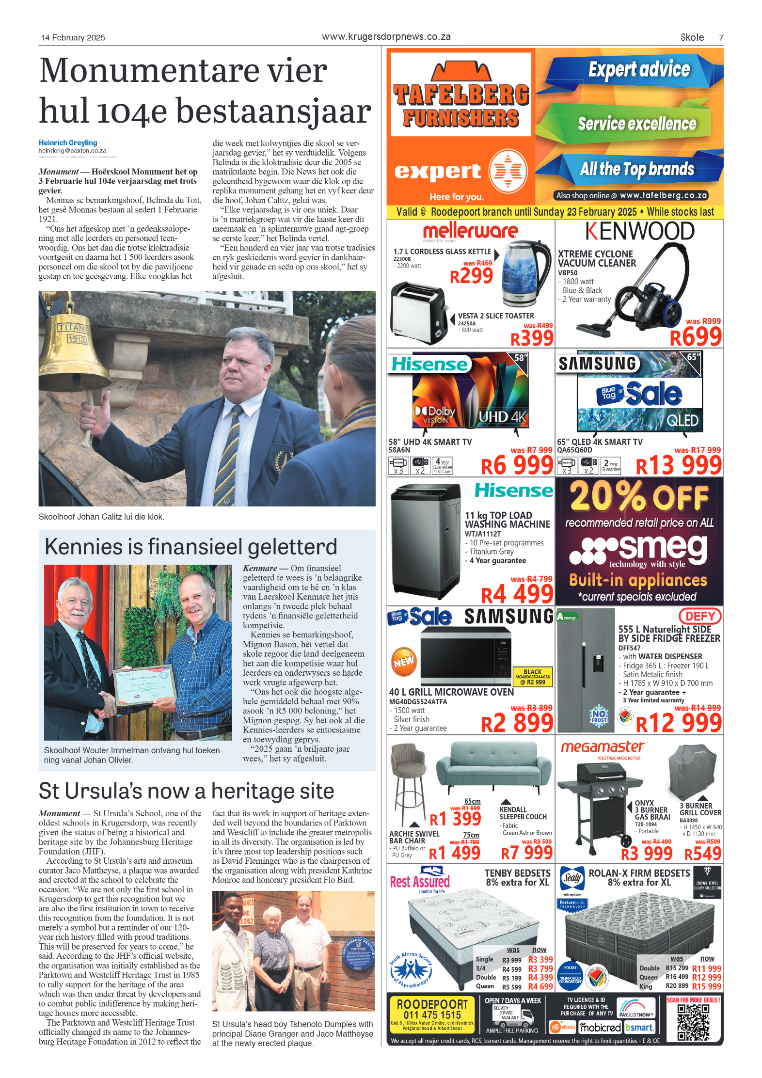 Krugersdorp News 14 February 2025 page 7