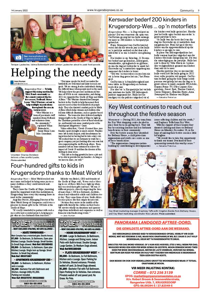 Krugersdorp News 14 January 2022 page 3