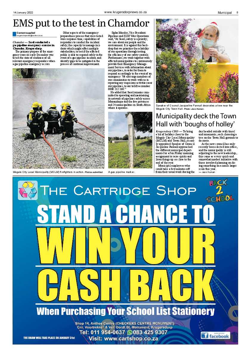 Krugersdorp News 14 January 2022 page 5