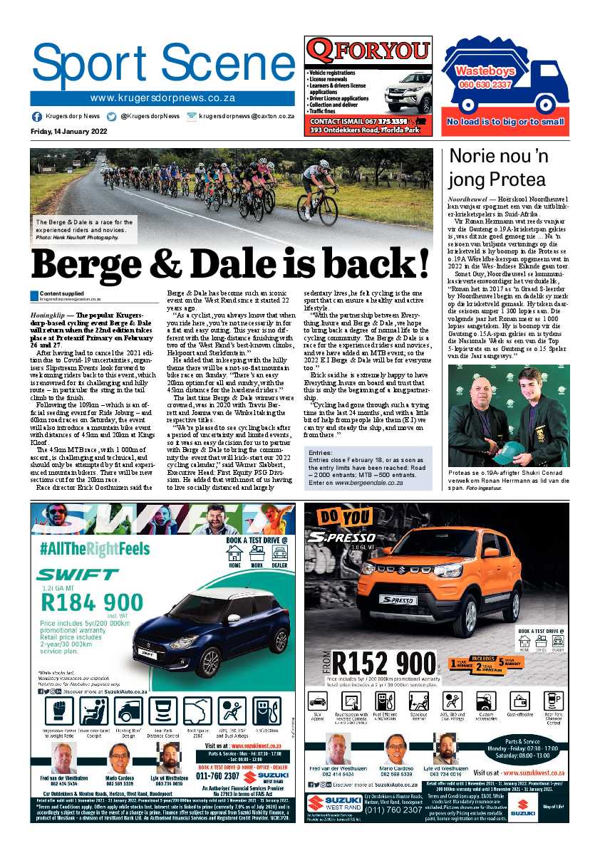 Krugersdorp News 14 January 2022 page 8