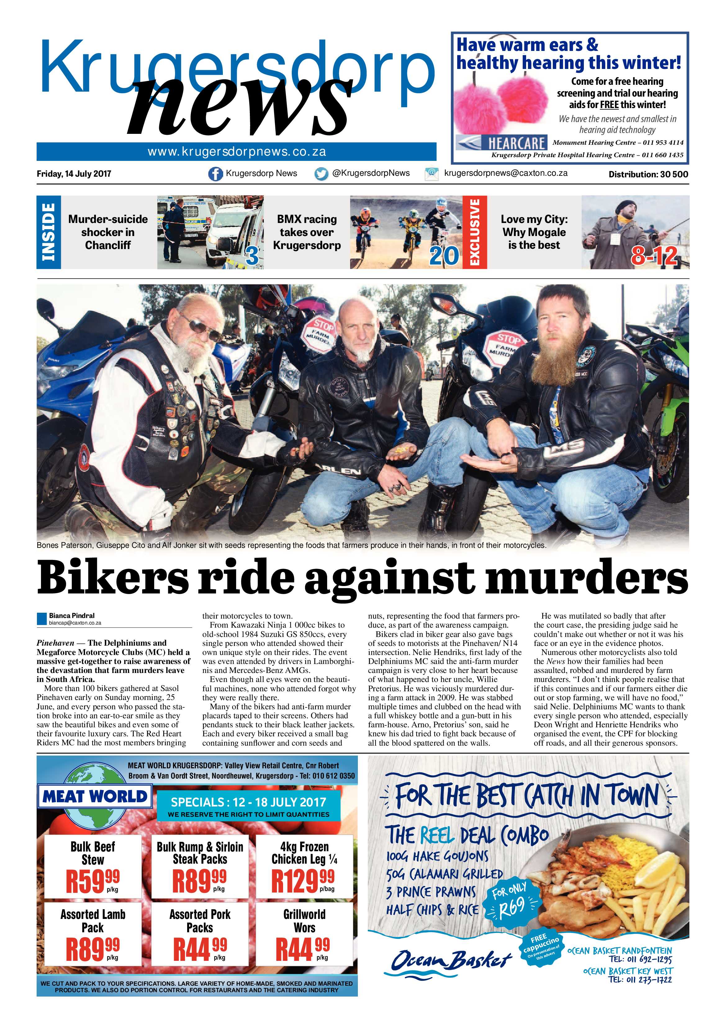 Krugersdorp News 14 July 2017 page 1