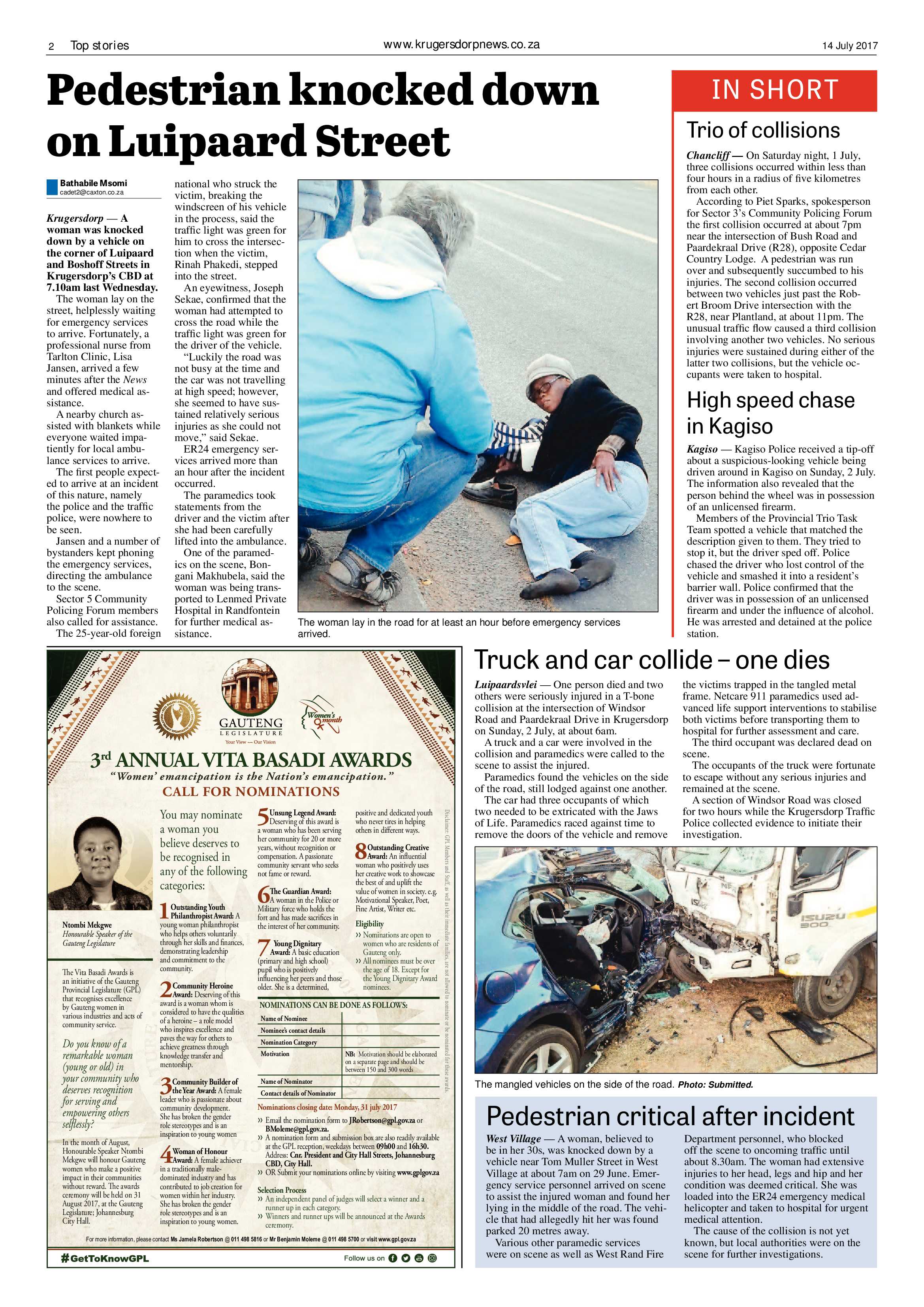 Krugersdorp News 14 July 2017 page 2