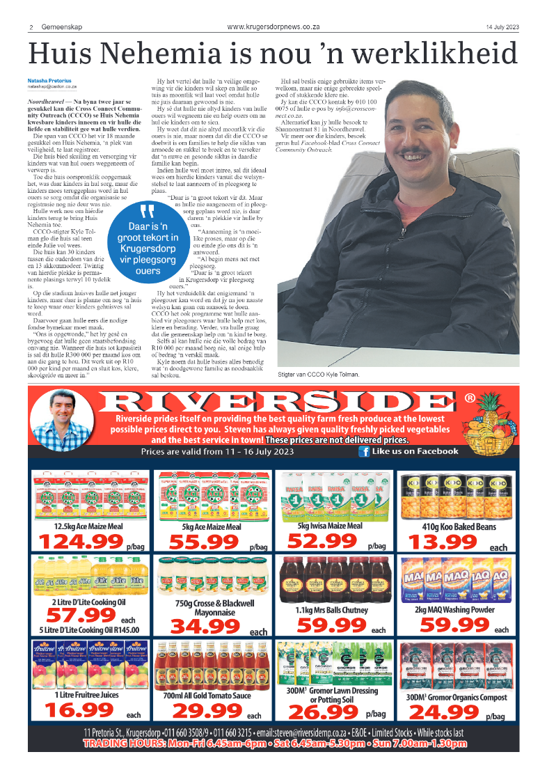 Krugersdorp News 14 July 2023 page 2