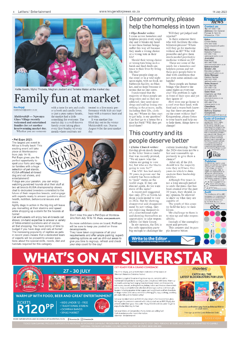 Krugersdorp News 14 July 2023 page 4