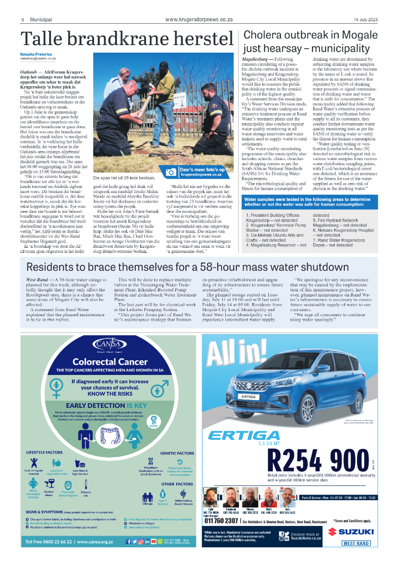 Krugersdorp News 14 July 2023 page 6