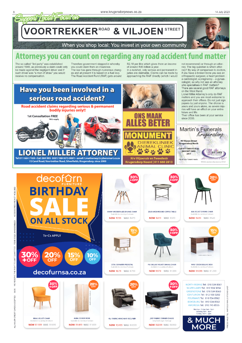 Krugersdorp News 14 July 2023 page 8