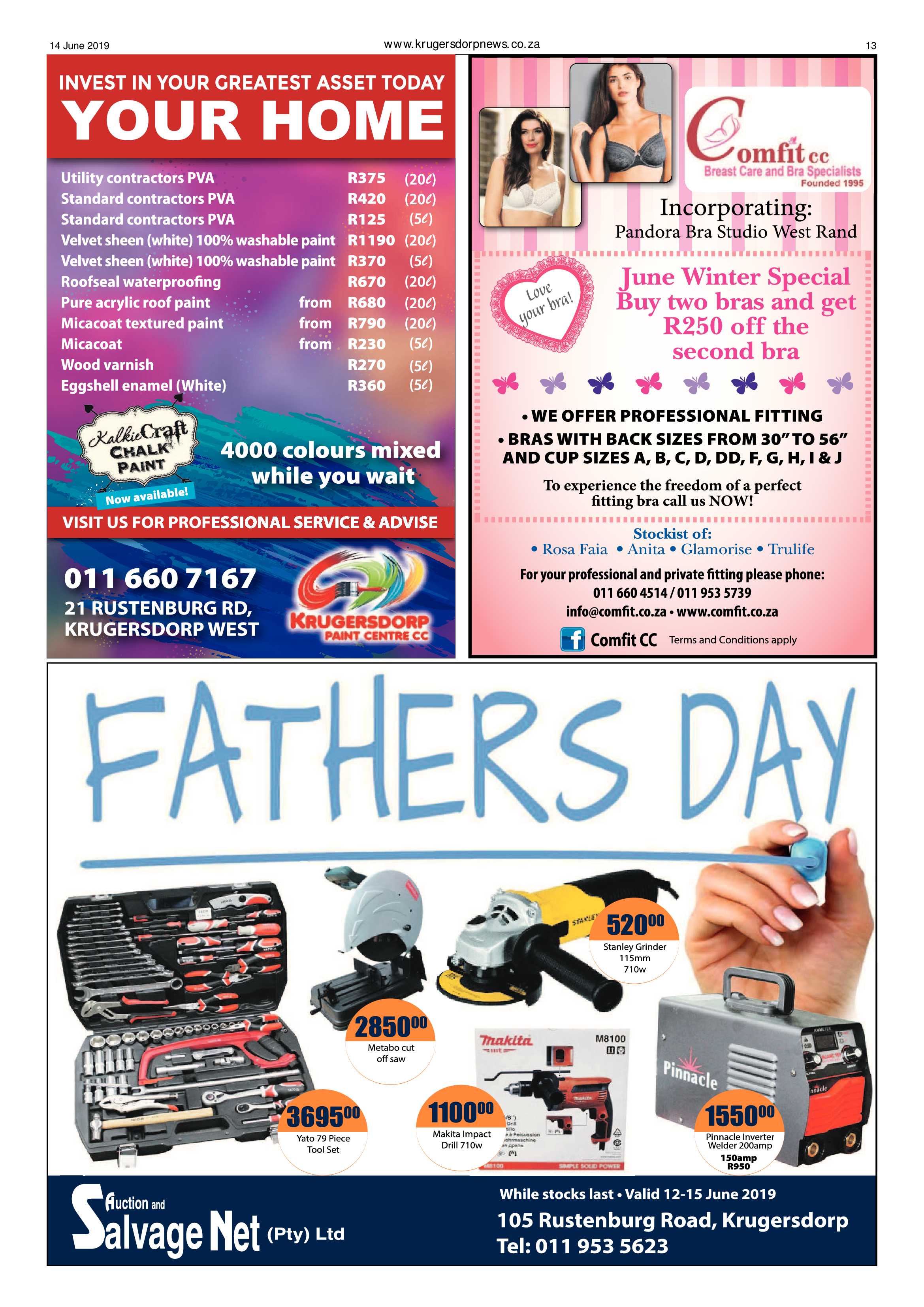 Krugersdorp News 14 June 2019 page 13