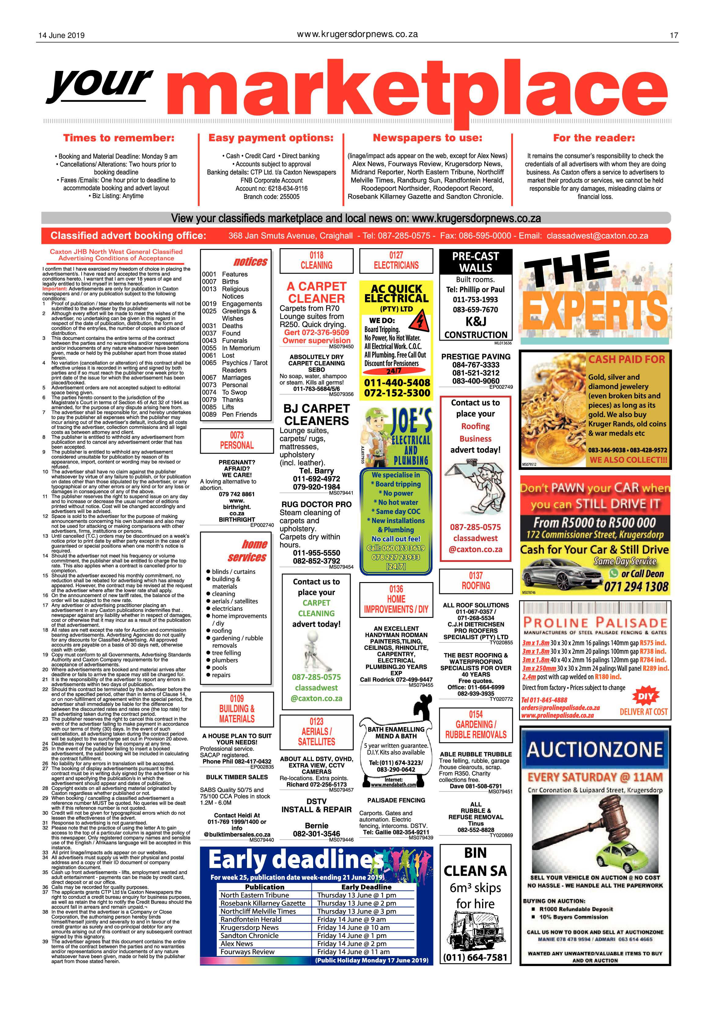 Krugersdorp News 14 June 2019 page 17