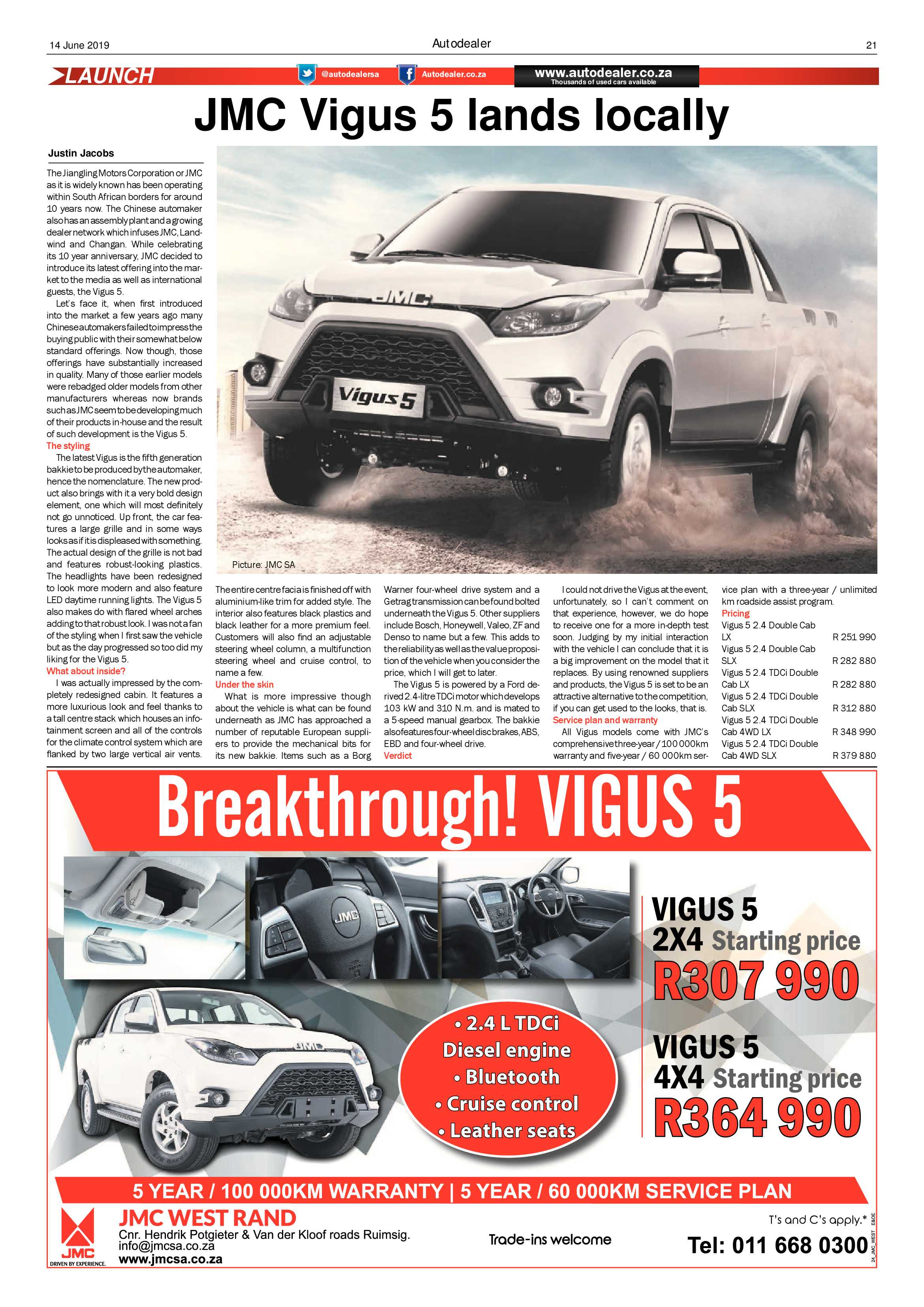 Krugersdorp News 14 June 2019 page 21