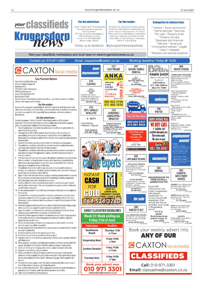 Krugersdorp News 14 June 2024 page 10