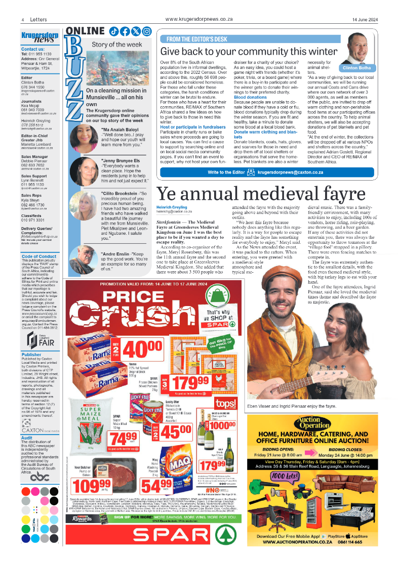 Krugersdorp News 14 June 2024 page 4