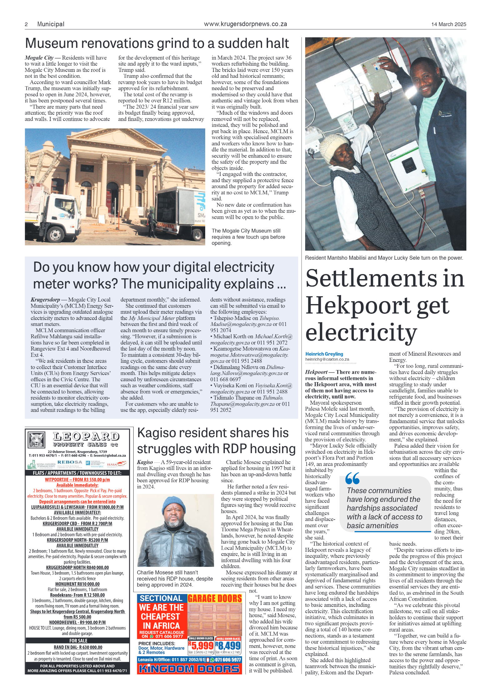 Krugersdorp News 14 March 2025 page 4