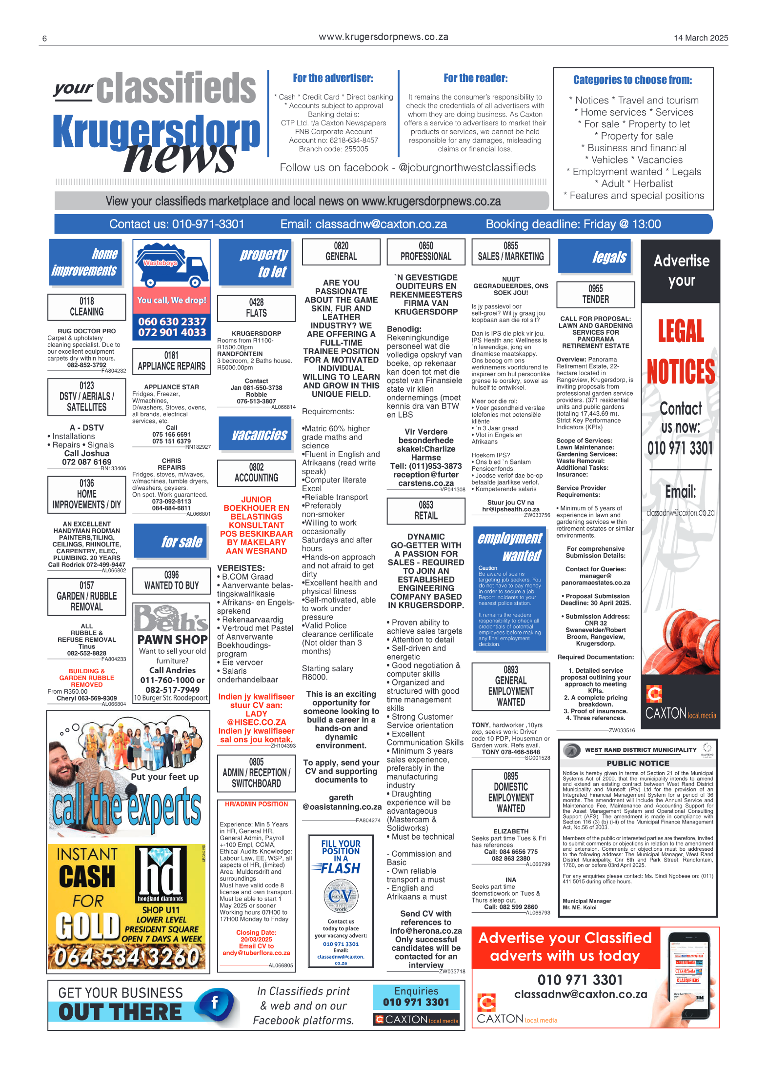Krugersdorp News 14 March 2025 page 8