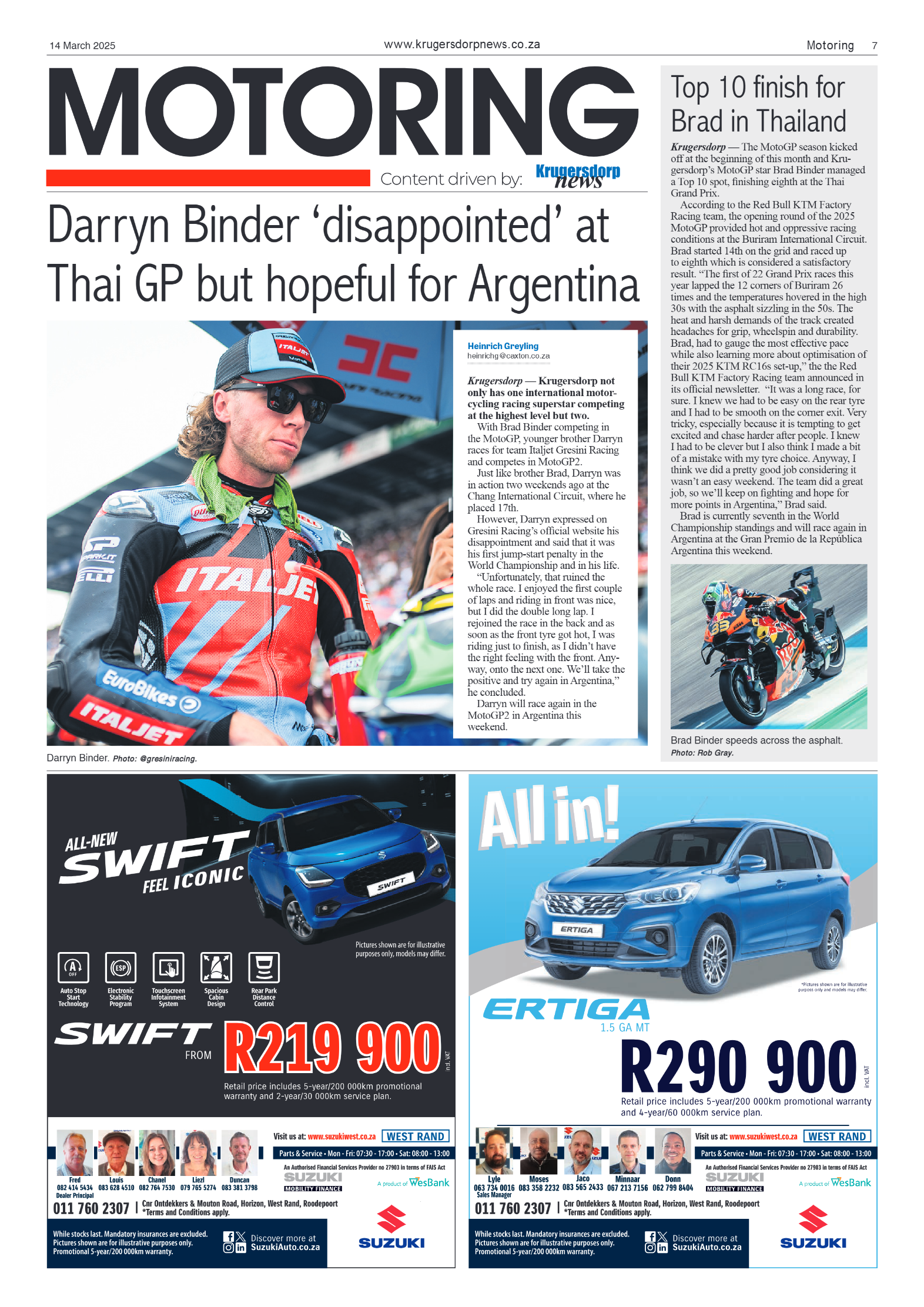 Krugersdorp News 14 March 2025 page 9