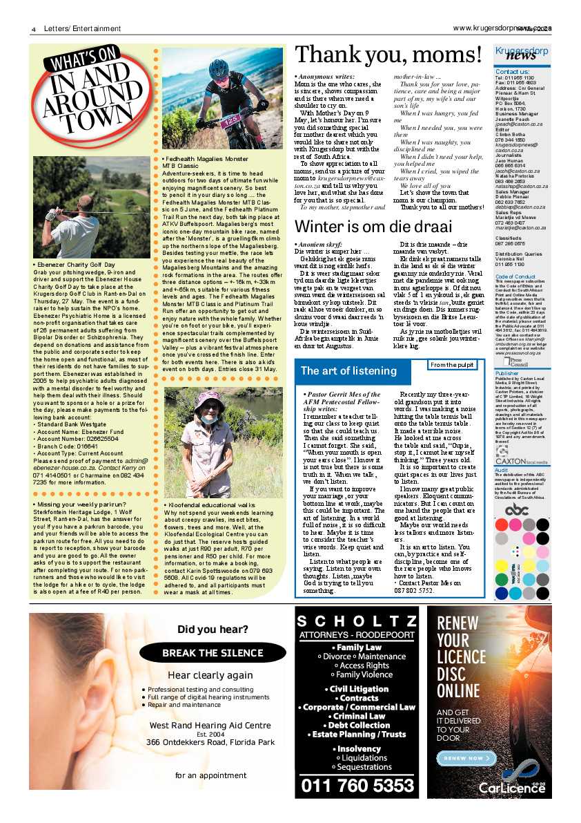 Krugersdorp News 14 May 2021 page 4