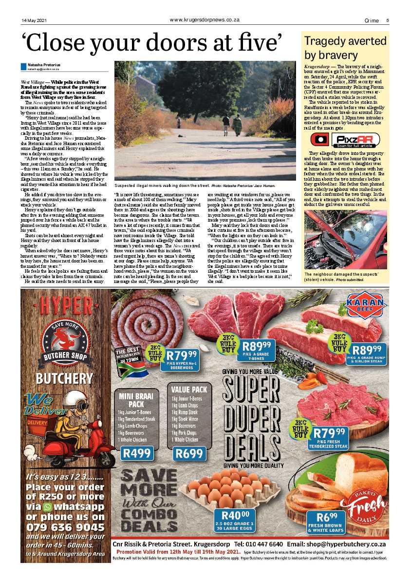 Krugersdorp News 14 May 2021 page 5