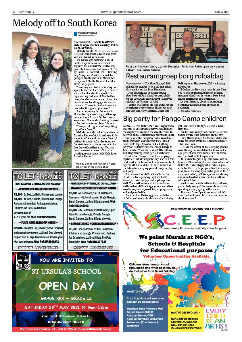 Krugersdorp News 14 May 2021 page 6
