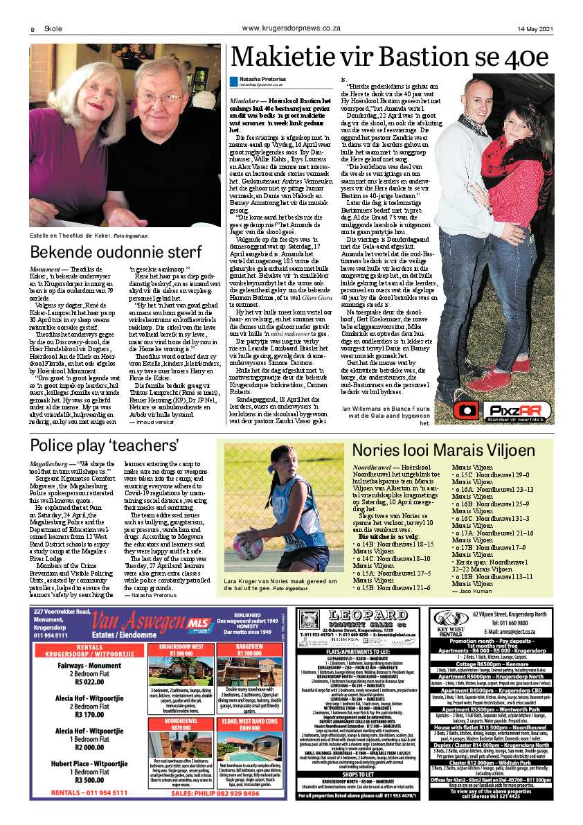 Krugersdorp News 14 May 2021 page 8