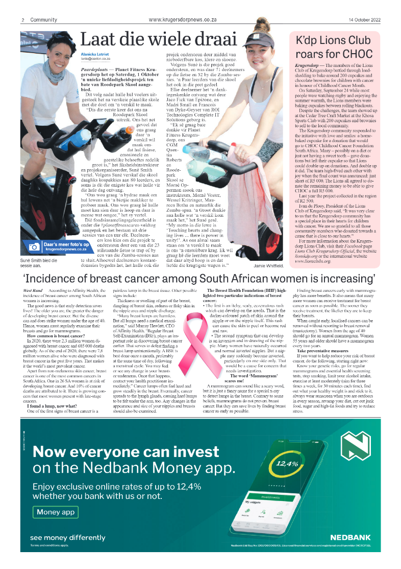 Krugersdorp News 14 October 2022 page 2