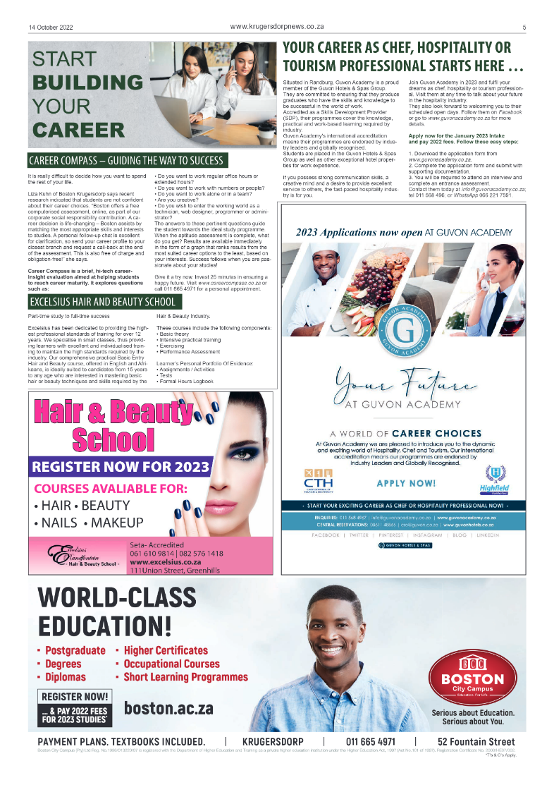 Krugersdorp News 14 October 2022 page 5