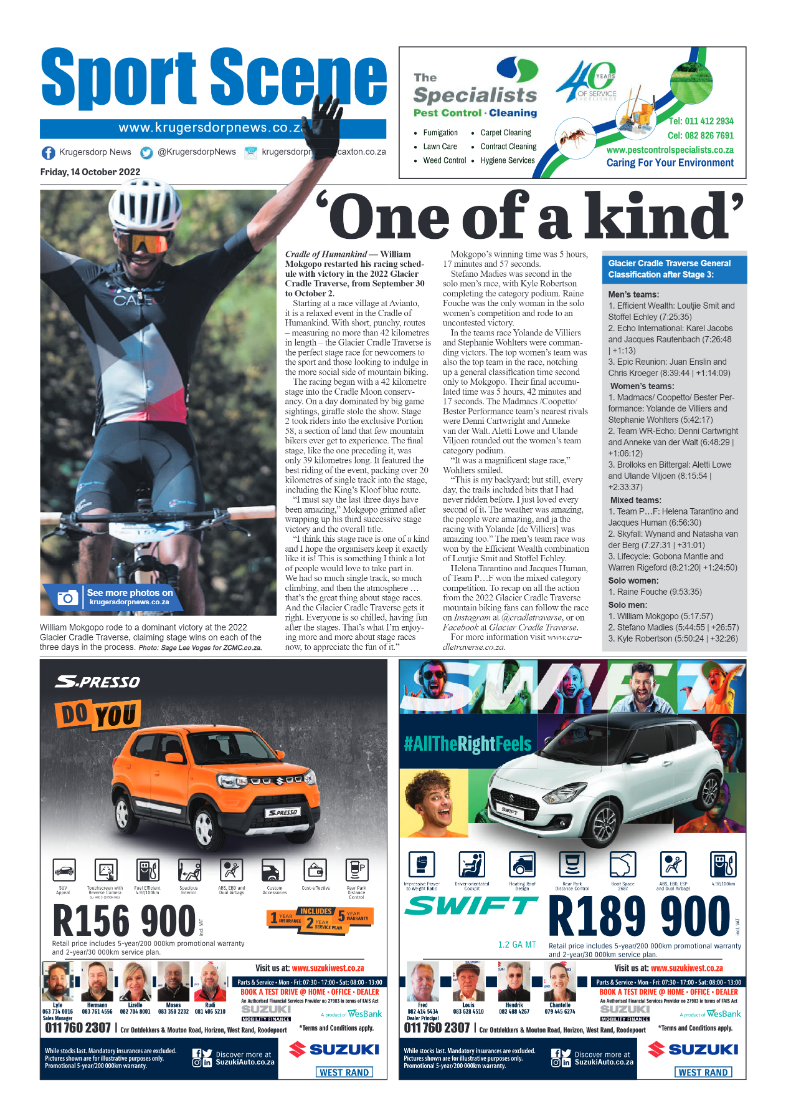 Krugersdorp News 14 October 2022 page 8