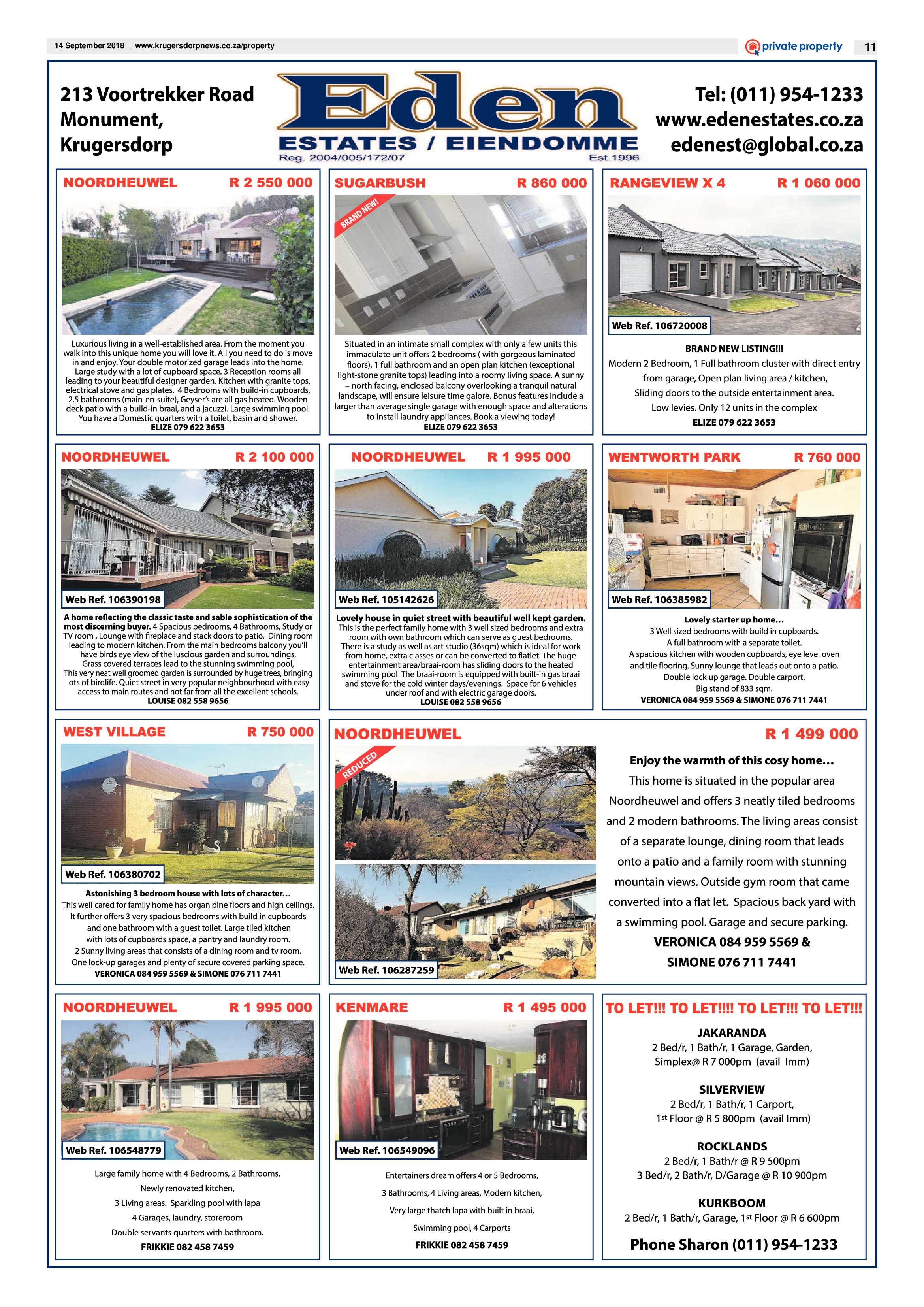 Krugersdorp News 14 September 2018 page 11