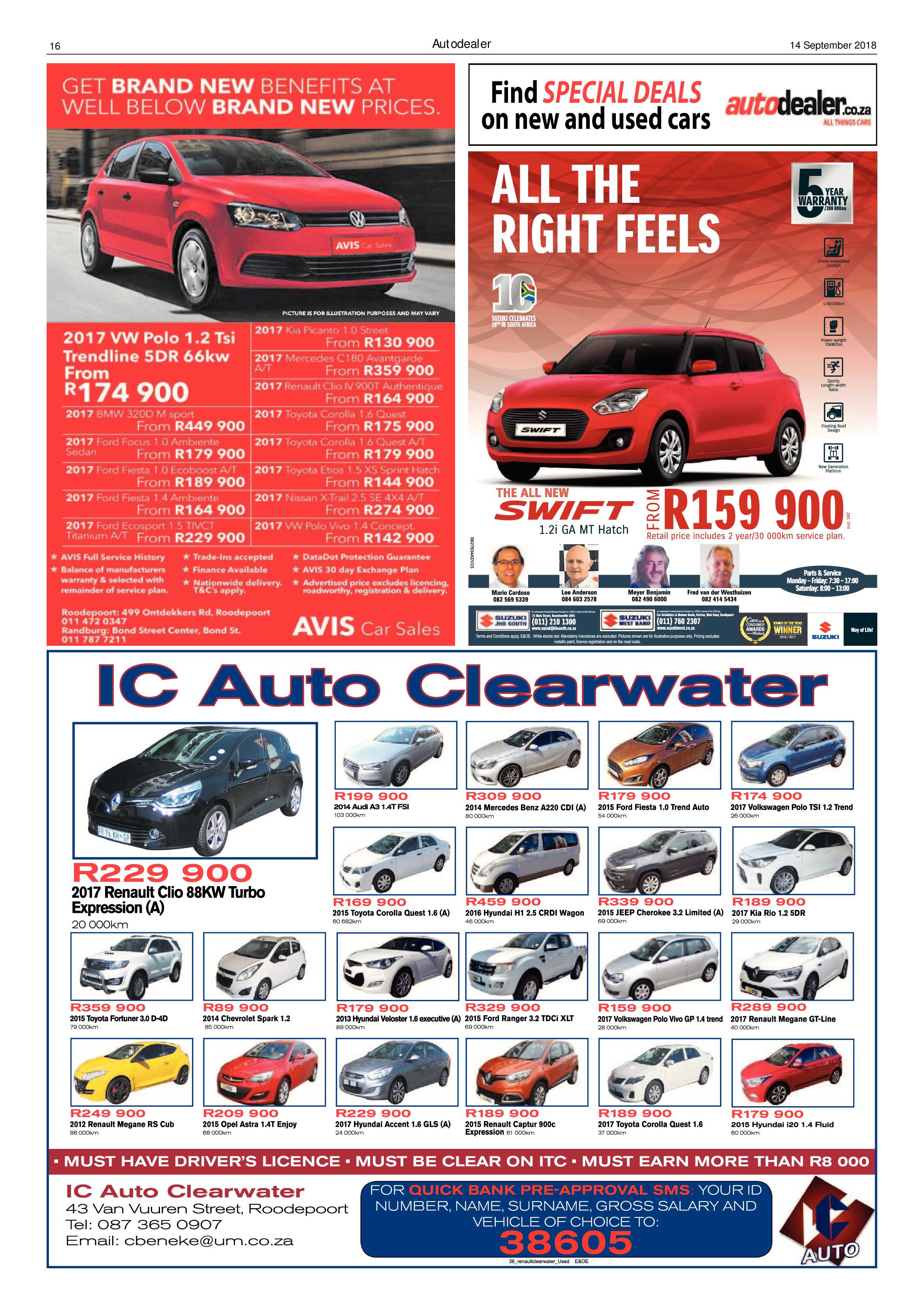Krugersdorp News 14 September 2018 page 16